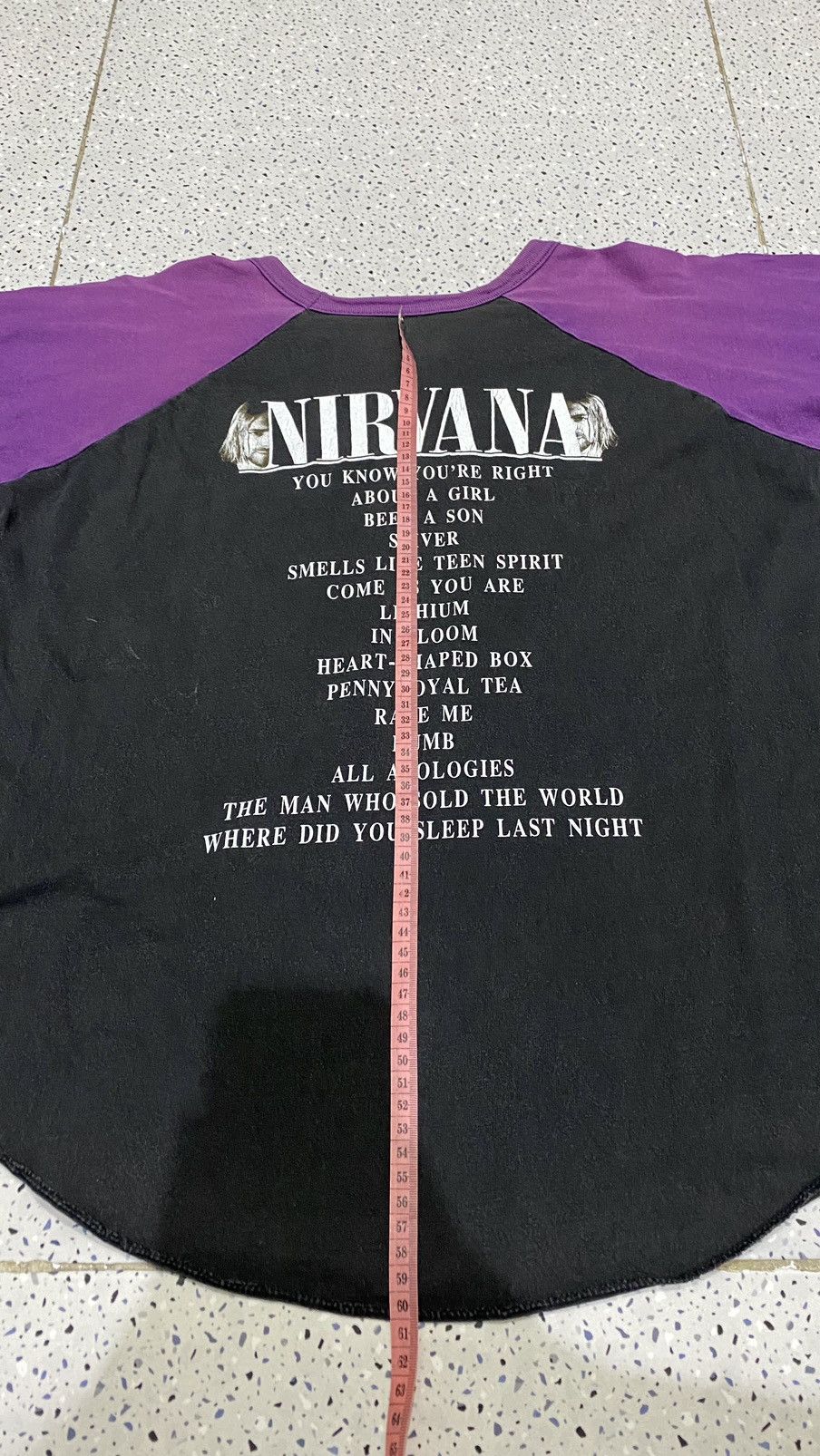 Band Tees Vintage Nirvana Longsleeve Built Up T-shirt Size S / US 4 / IT 40 - 15 Thumbnail