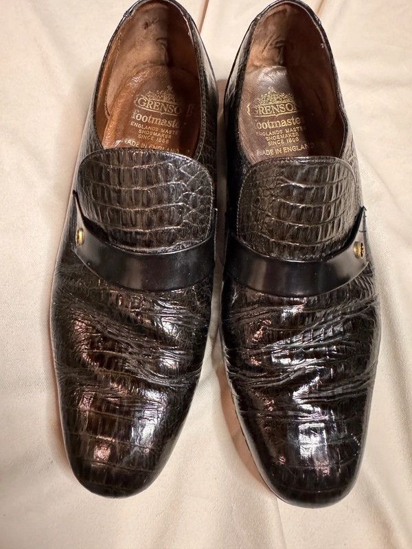 Grenson × Vintage Vintage Grenson Footmaster loafers made in England in 1990s Size US 10.5 / EU 43-44 - 2 Thumbnail