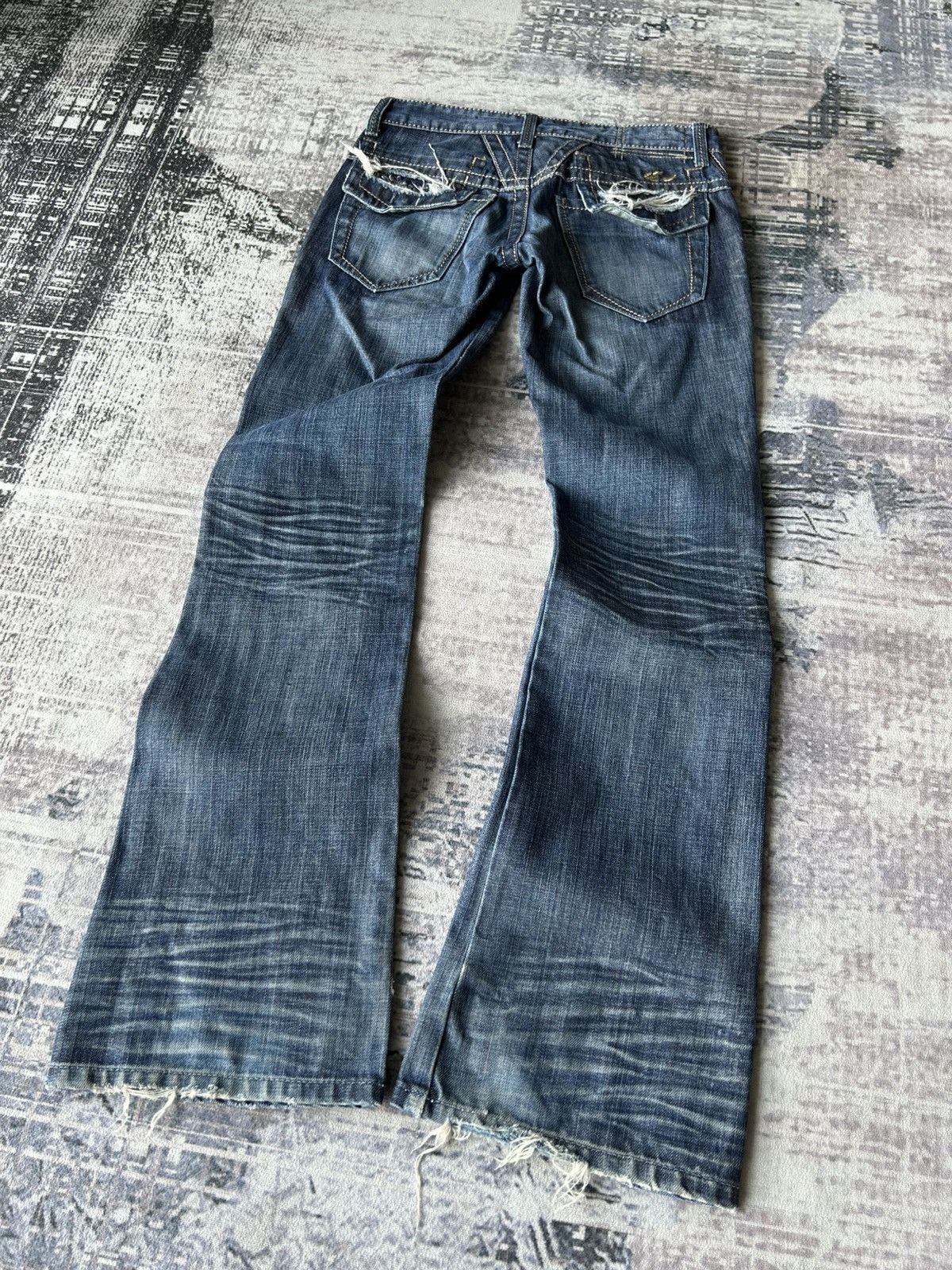 Marithe + Francois Girbaud Marithe Francois Girbaud Flared Jeans Size US 29 - 3 Thumbnail