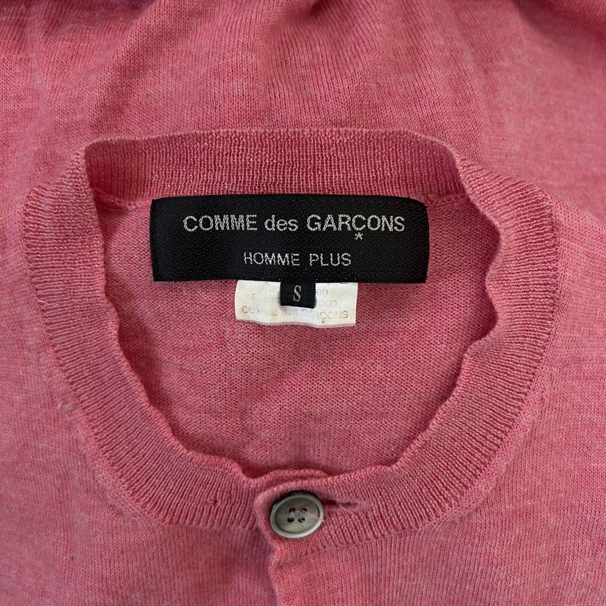 Comme des Garcons Homme Plus SS09 Logo Cardigan Size US S / EU 44-46 / 1 - 4 Thumbnail