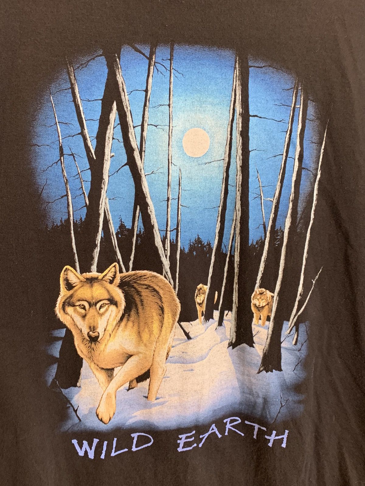 Vintage RARE Vintage Wild Earth Wolf Wolves Justin Bieber Wore Shirt Size US XL / EU 56 / 4 - 2 Thumbnail