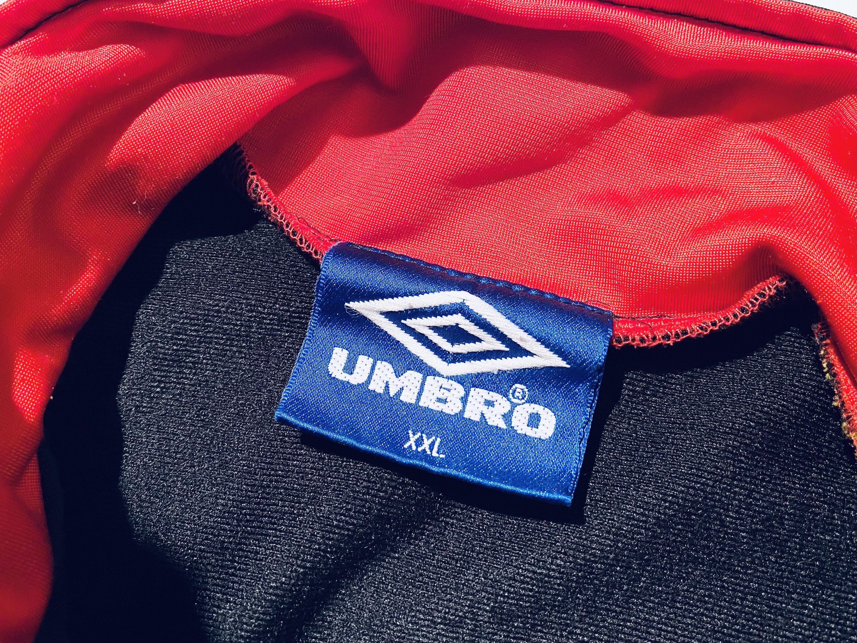 Umbro Manchester United Track / Training Jacket 1997 1998 Size US XXL / EU 58 / 5 - 10 Thumbnail