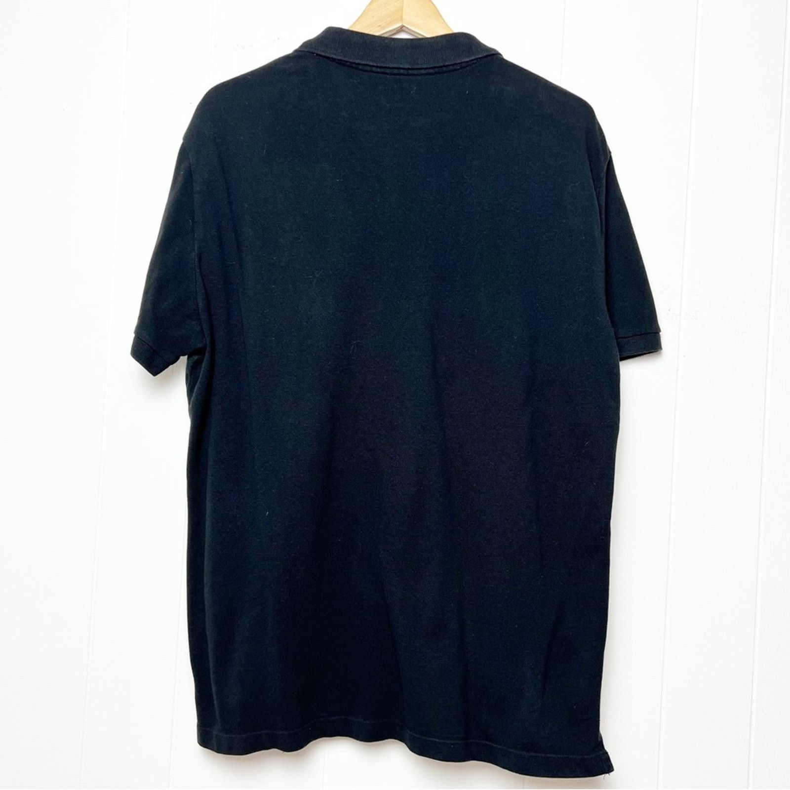 Express Express Black Cotton Pique Polo Shirt Men’s Size Large Size US L / EU 52-54 / 3 - 3 Thumbnail