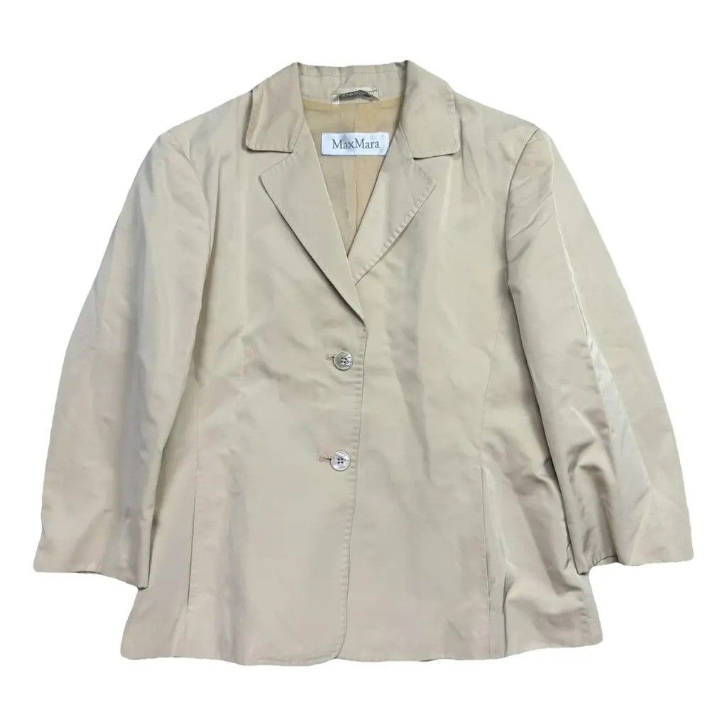 Max Mara Max Mara Suit Jacket Beige Size 40 Size M / US 6-8 / IT 42-44 - 1 Thumbnail