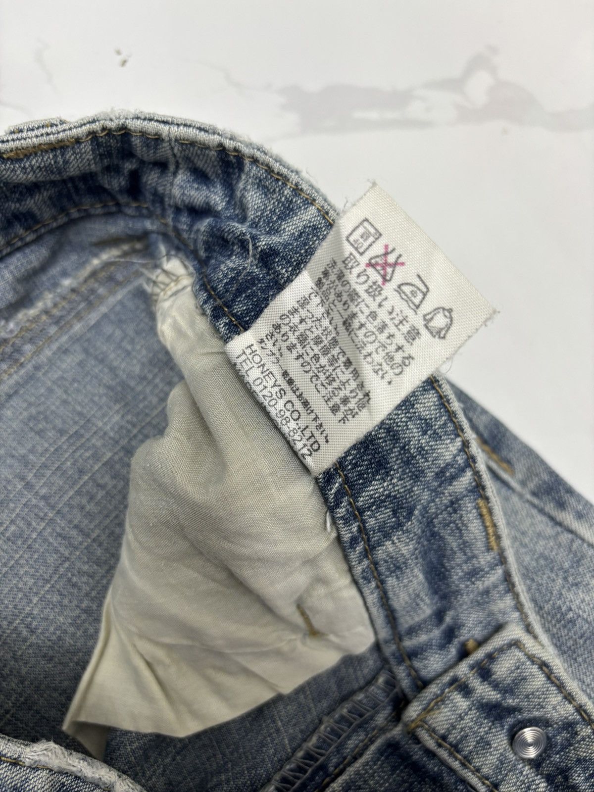 If Six Was Nine × Japanese Brand Vintage Flare Jeans Japanese J-Honey Faded Distress Jean Size 28" / US 6 / IT 42 - 11 Thumbnail