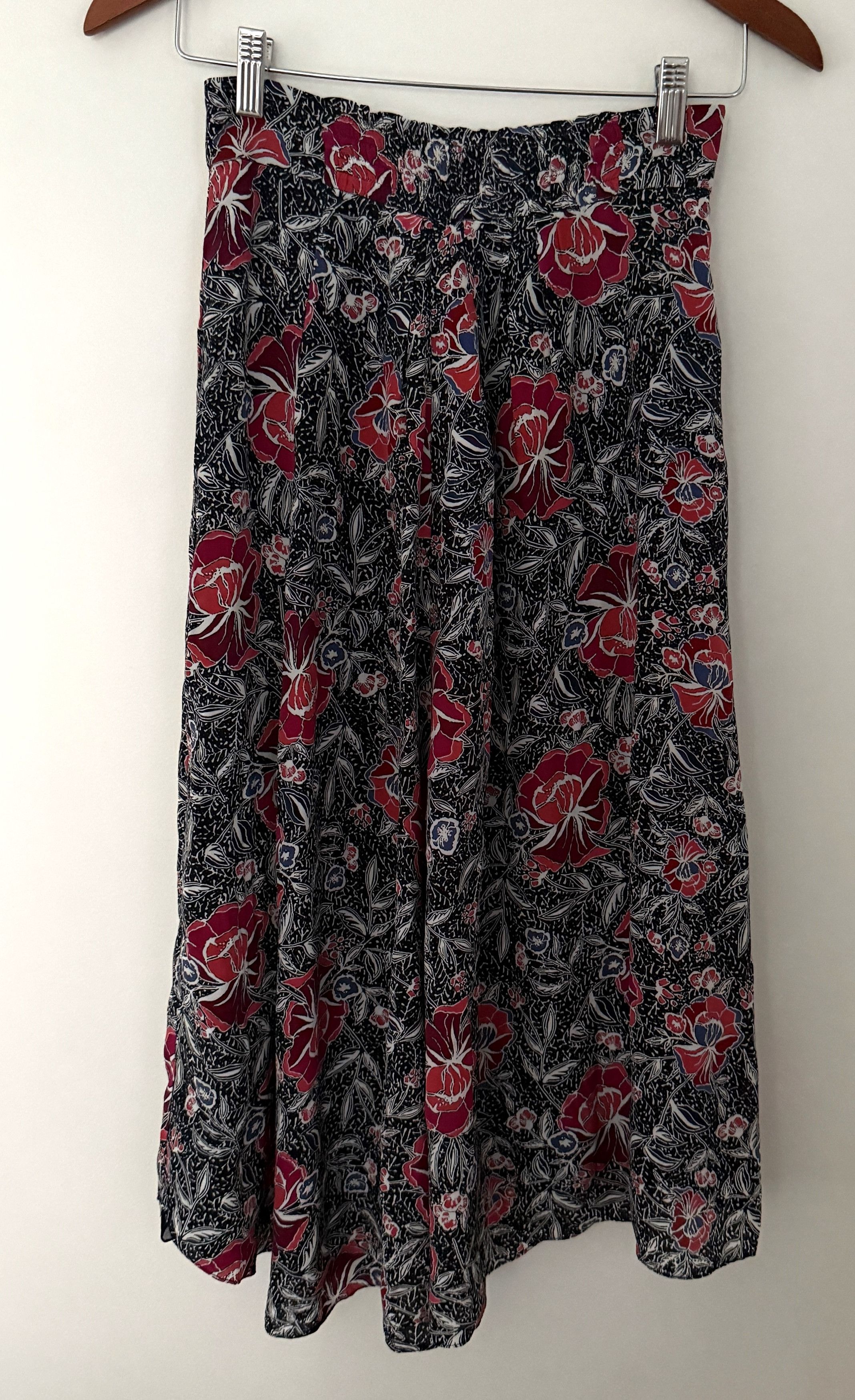 Isabel Marant Etoile Etoile Isabel Marant Yeba Floral Black Skirt Size 25" / US 0 / IT 36 - 2 Thumbnail