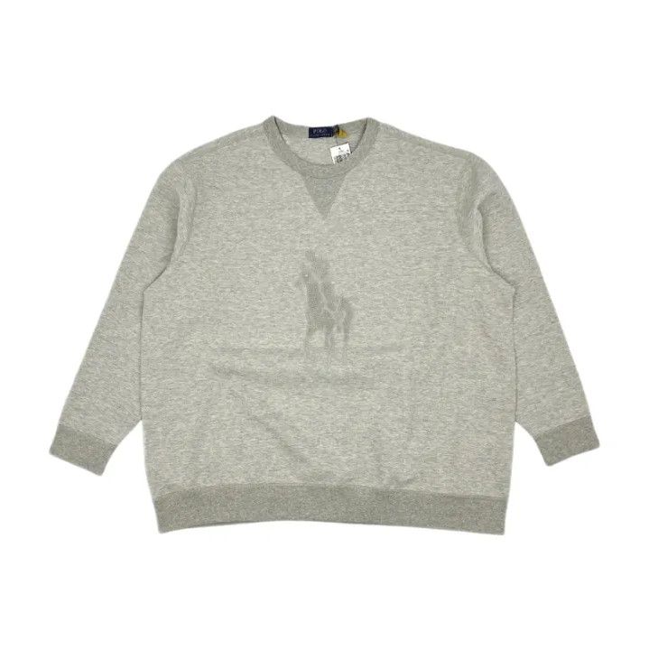 Polo Ralph Lauren Polo Ralph Lauren Gray Long-Sleeve Sweatshirt Size US XXL / EU 58 / 5 - 1 Thumbnail