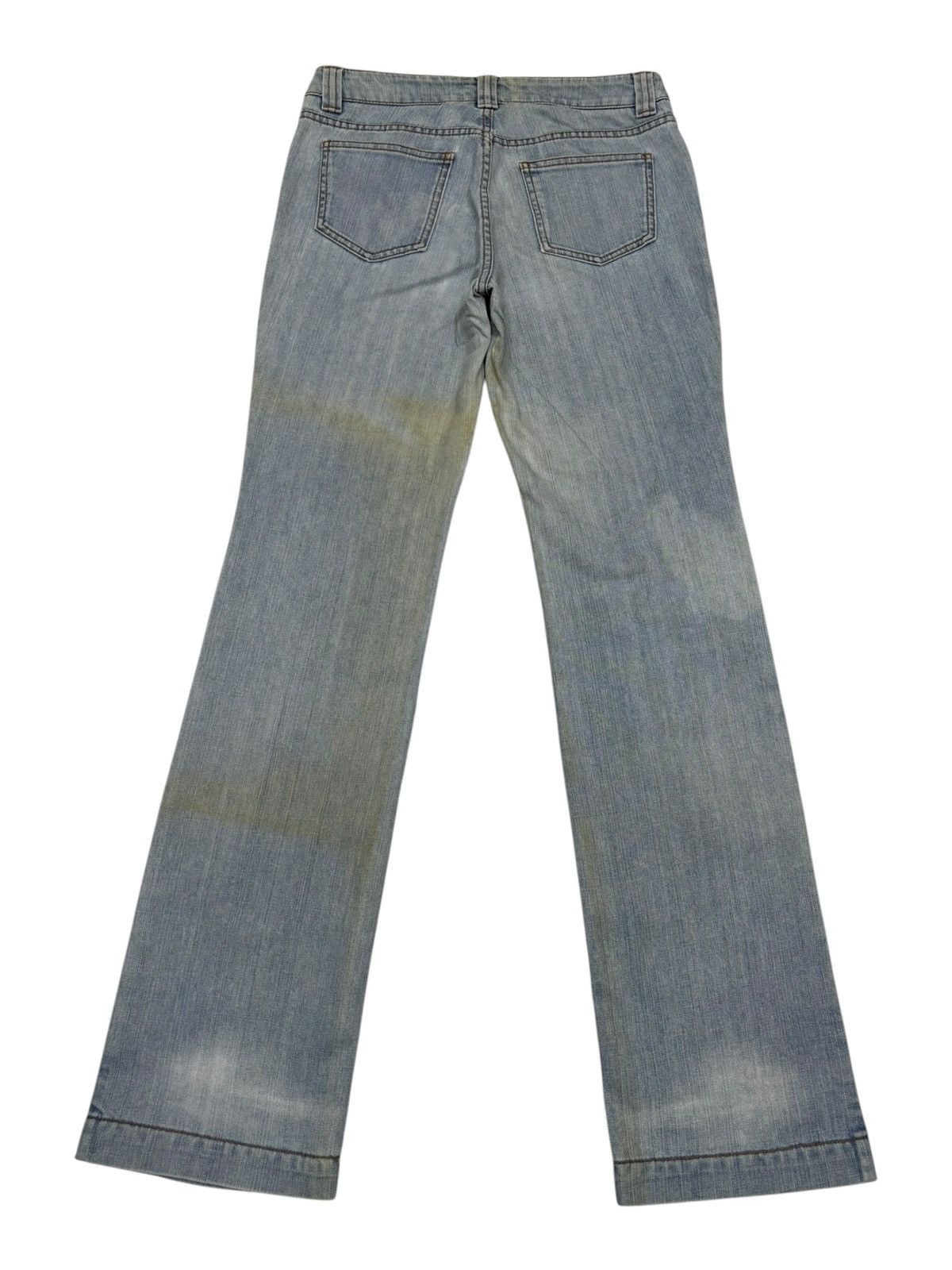 Burberry Burberry Light Acid Wash Bootcut Jeans Size 30" / US 8 / IT 44 - 2 Thumbnail