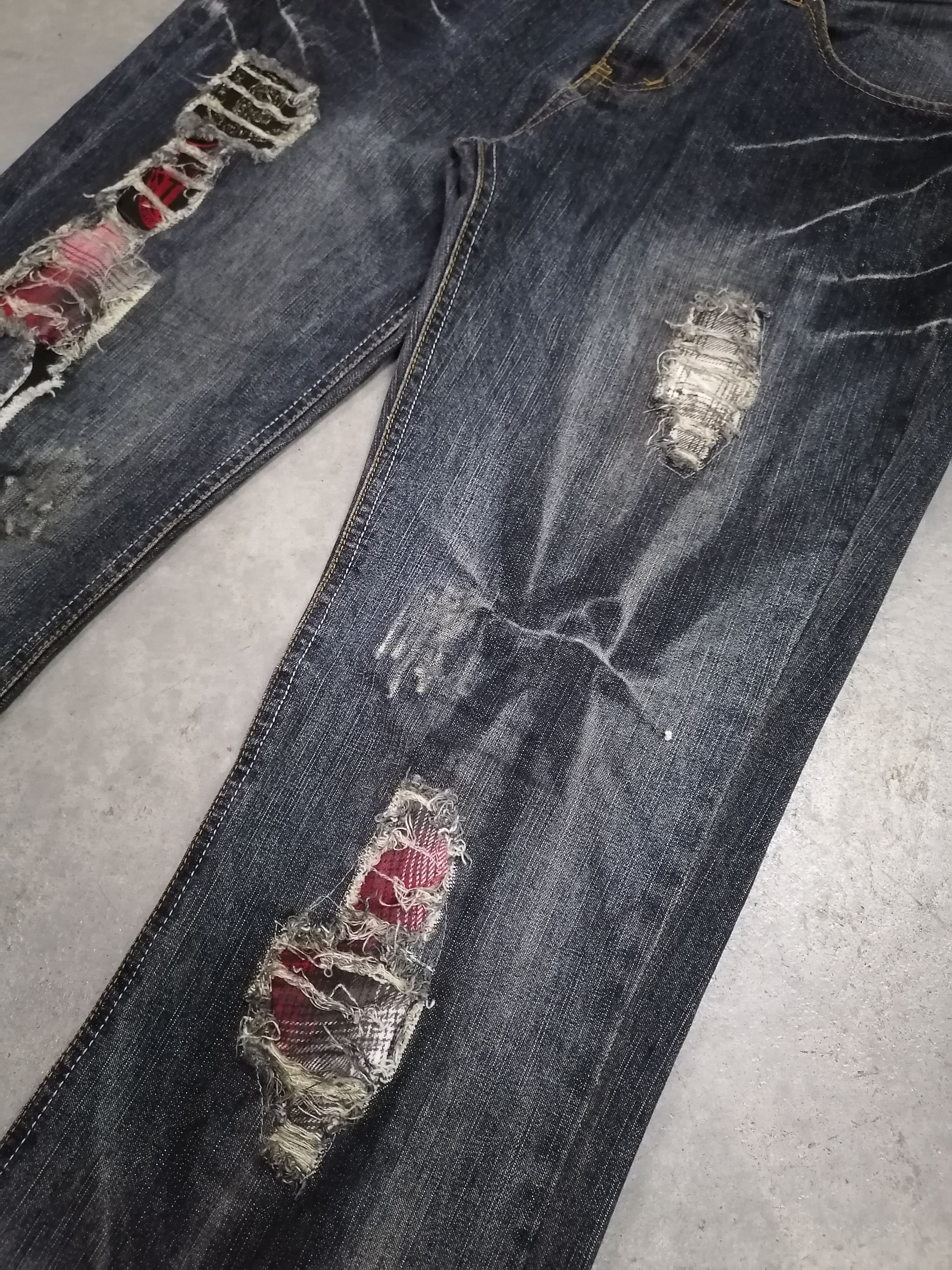 14th Addiction × If Six Was Nine × In The Attic In The Attic Homme Distressed Denim Pants Size US 31 - 4 Thumbnail