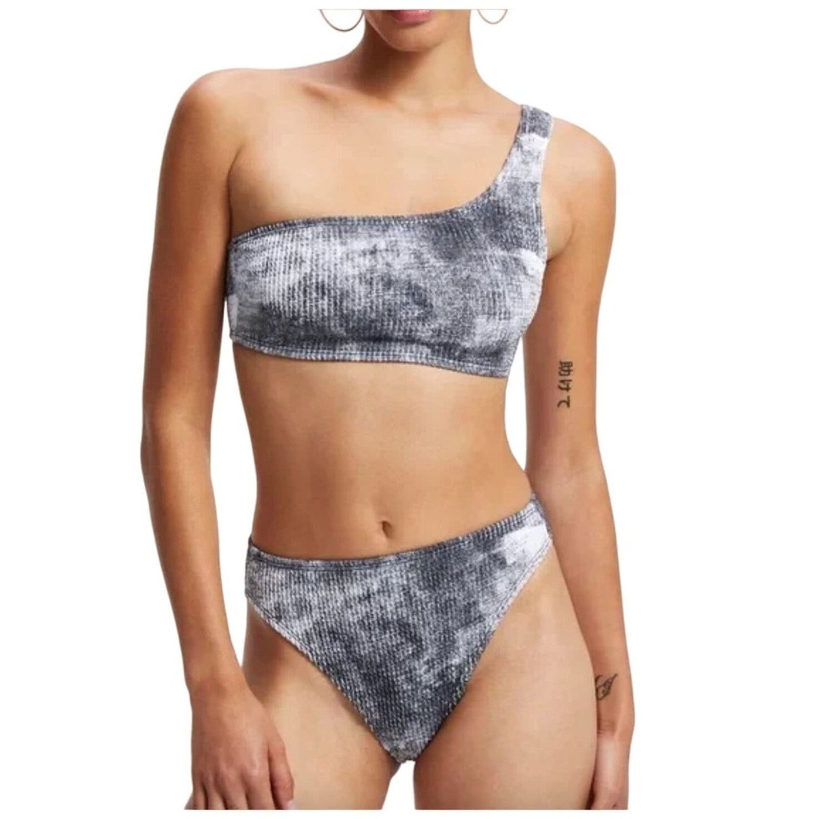 Good American Good American Always Fits TieDye Good Waist Swim Bottom 4/5X Size ONE SIZE - 1 Thumbnail