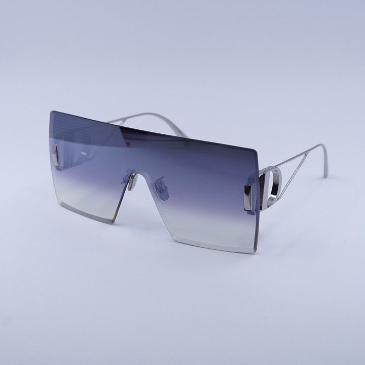 Dior Dior 30MONTAIGNE M1U F0A6 Rimless Sunglasses Silver Shield Size ONE SIZE - 1 Thumbnail
