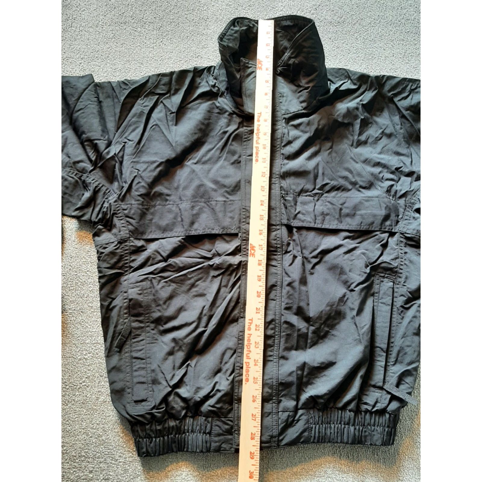 J.Crew VINTAGE J.Crew Jacket Windbreaker Nylon Zip Black Mens XS Extra Small Long Sleeve Bulldraft Size US XS / EU 42 / 0 - 2 Thumbnail