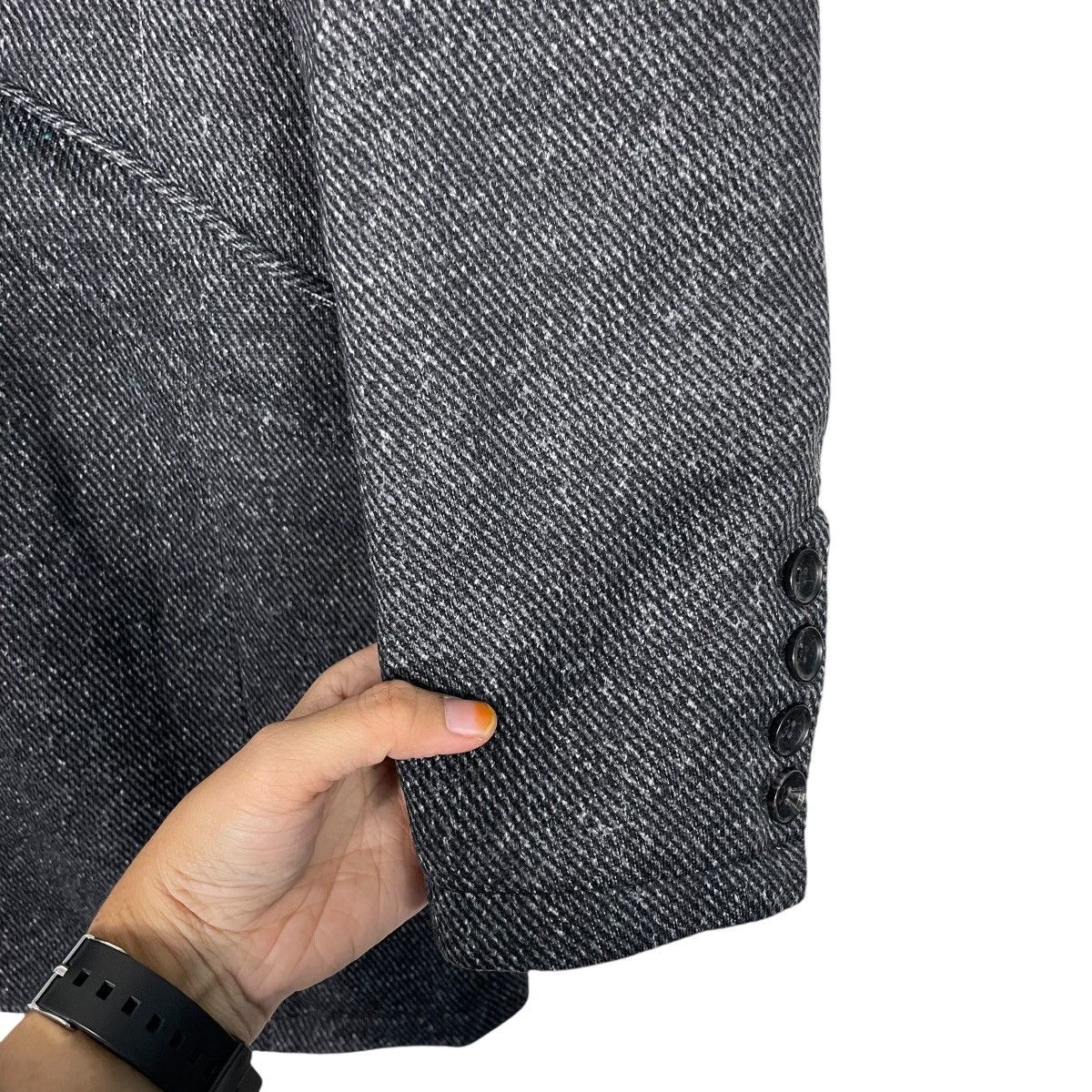 semanticdesign Semantic Design Textured Long Jacket Size US M / EU 48-50 / 2 - 13 Thumbnail