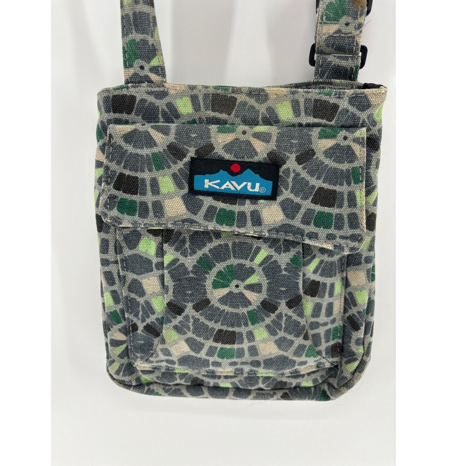KAVU KAVU Green/gray pattern crossbody purse Size ONE SIZE - 1 Thumbnail