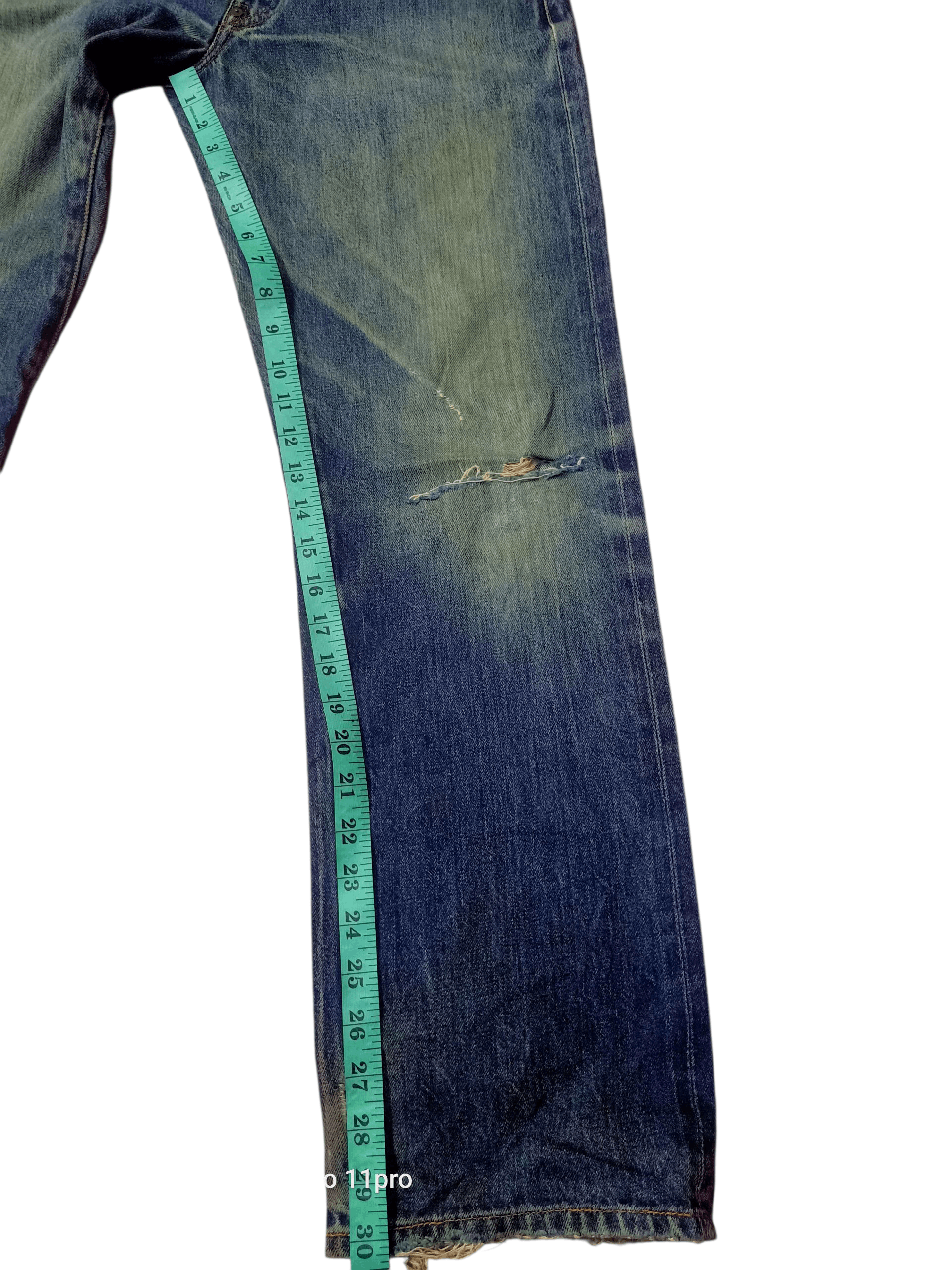 Levi's Vintage Clothing Levis💥 Vintage 201XX LVC BuckleBack Redselvedge 31X30💥 Size US 31 - 13 Thumbnail