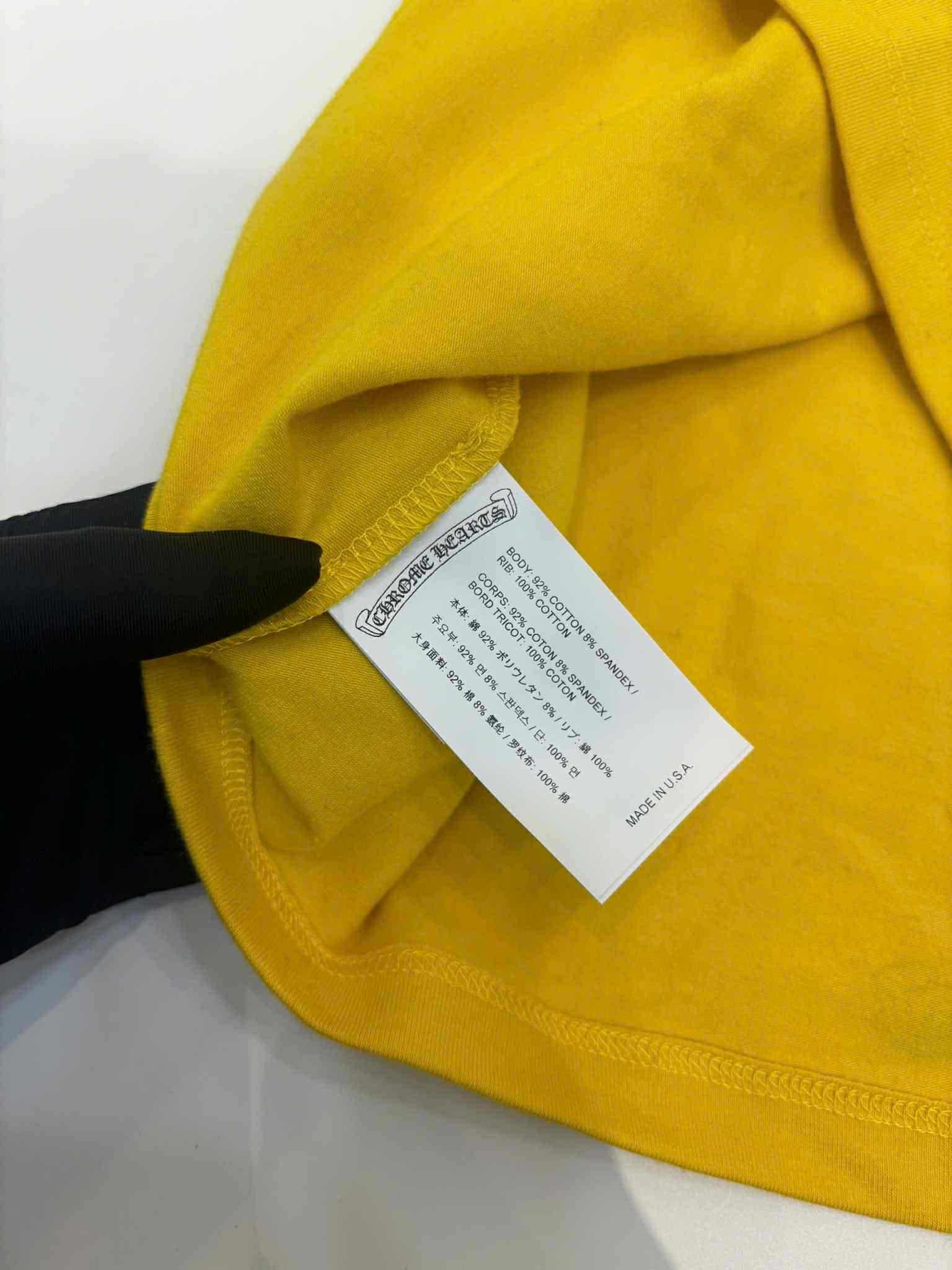 Chrome Hearts Chrome Hearts Yellow＆Black Horseshoe Logo Tank top Size L / US 10 / IT 46 - 11 Thumbnail