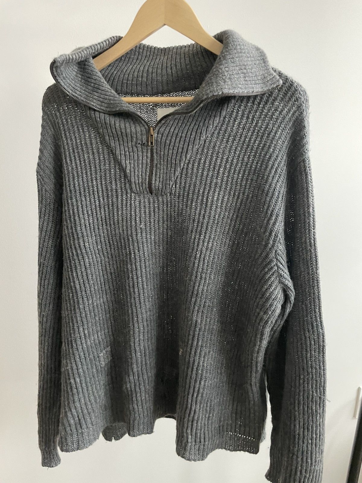 Maison Margiela Maison Margiela knit quarter zip Size US M / EU 48-50 / 2 - 1 Thumbnail