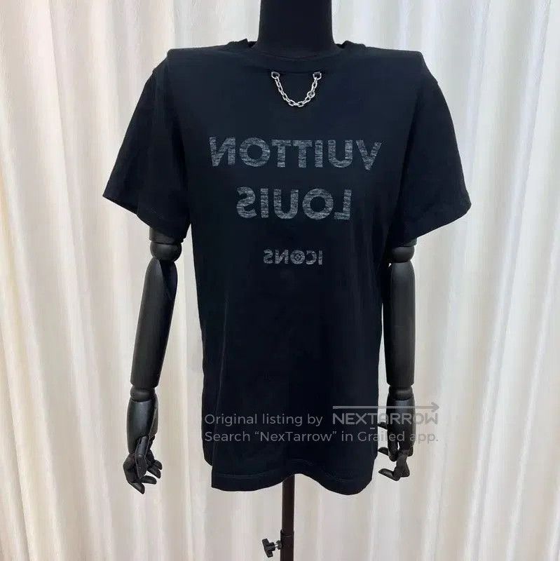 Louis Vuitton Louis Vuitton Black Cotton T. Size L / US 10 / IT 46 - 1 Thumbnail