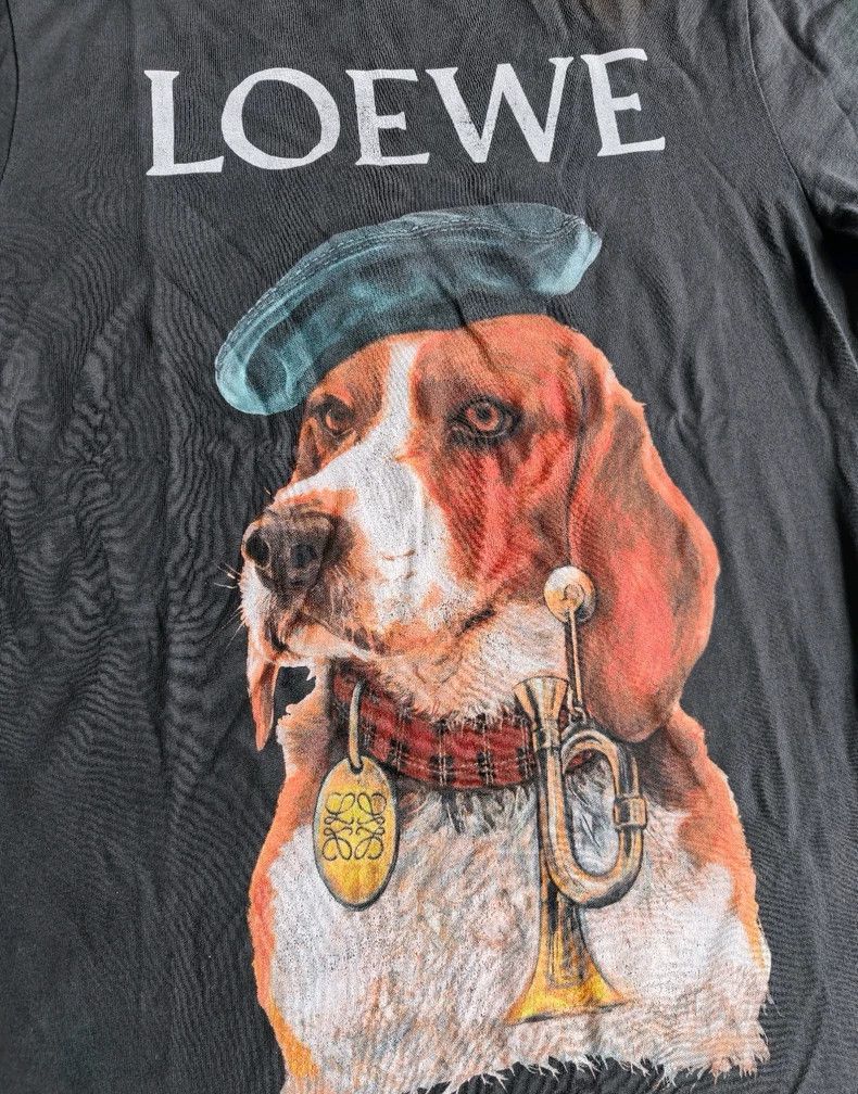 Loewe LOEWE Dog T-shirts Size XS / US 0-2 / IT 36-38 - 2 Thumbnail