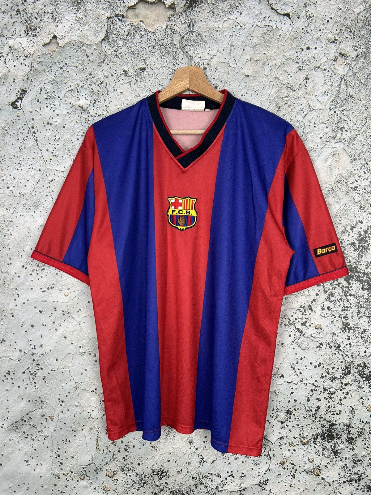 Vintage Vintage Rogers FC Barcelona Fan Club Jersey Football Soccer Size US M / EU 48-50 / 2 - 1 Thumbnail