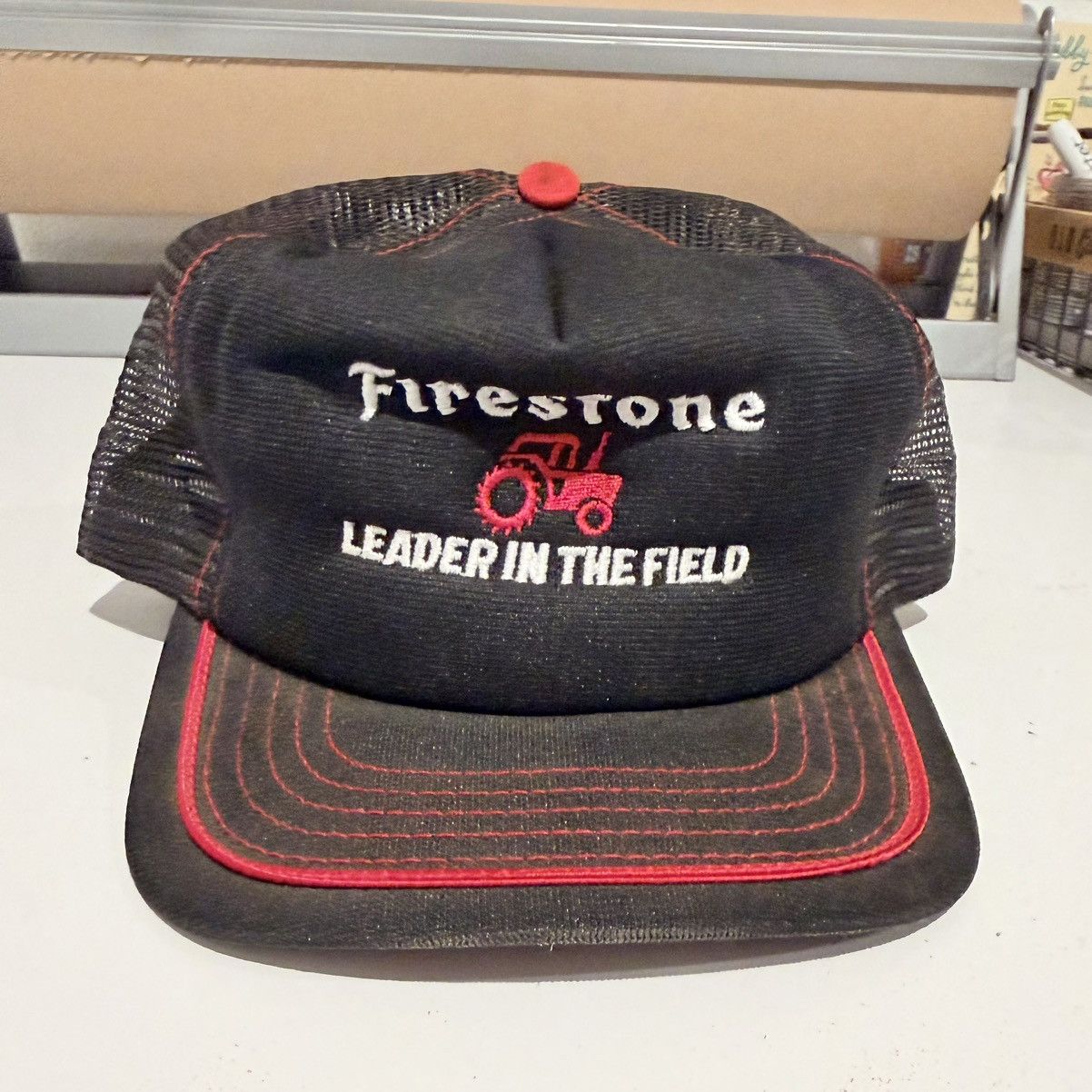 Vintage Vintage Firestone Tires Trucker Hat Tractor Farming Size ONE SIZE - 1 Thumbnail