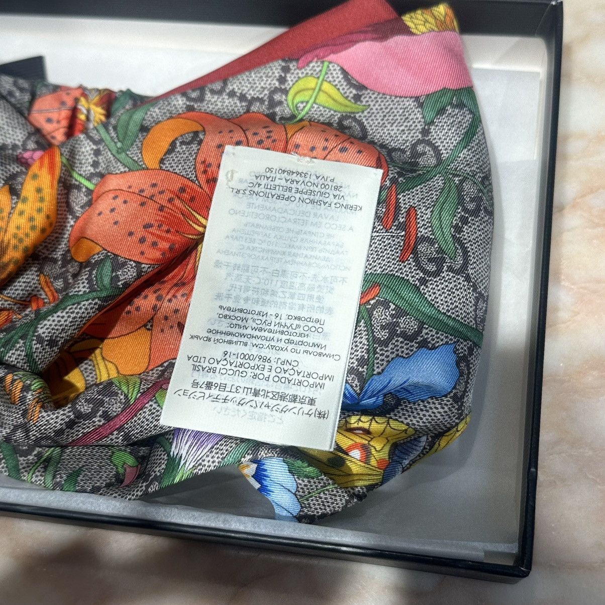 Gucci Gucci Flora Turban Silk Headband Size ONE SIZE - 6 Thumbnail