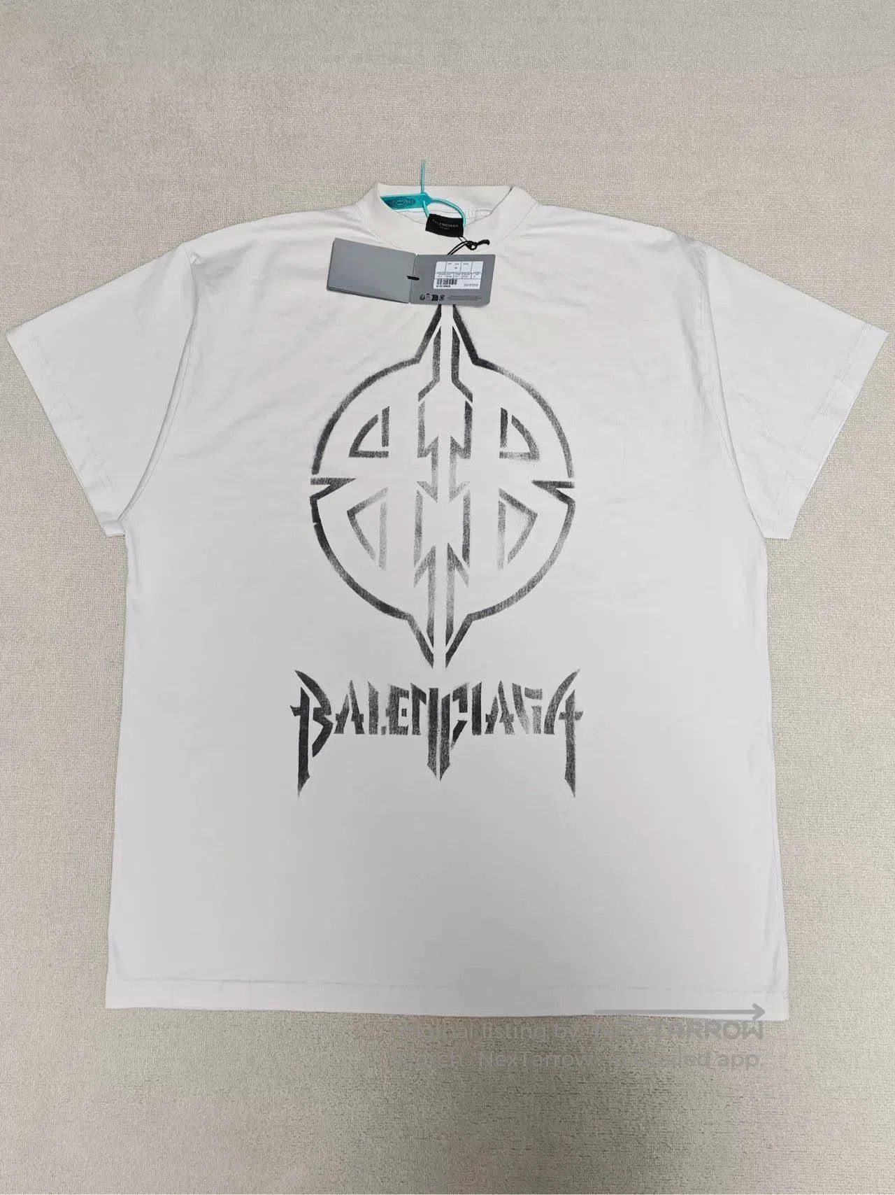 Balenciaga Balenciaga 23FW Bitcoin Distressed Tee. Size US S / EU 44-46 / 1 - 1 Thumbnail