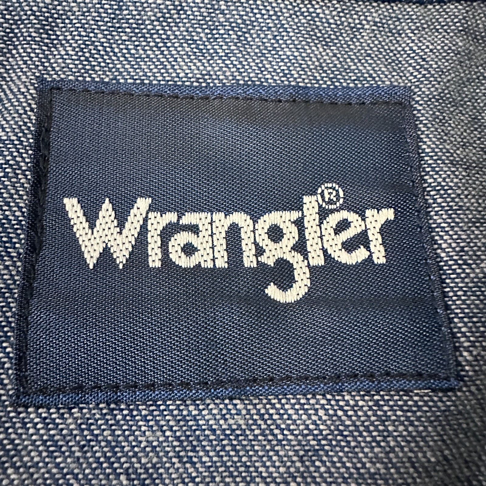 Wrangler Wrangler Denim Shirt Men’s 3X Big Blue Western Long Sleeve Size US XXL / EU 58 / 5 - 6 Thumbnail