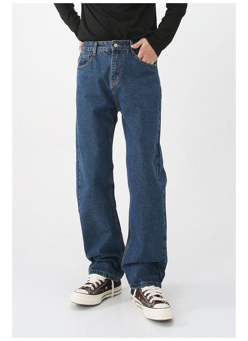 Japanese Brand Japanese retro dark blue loose casual jeans y2k Size US 32 / EU 48 - 2 Thumbnail