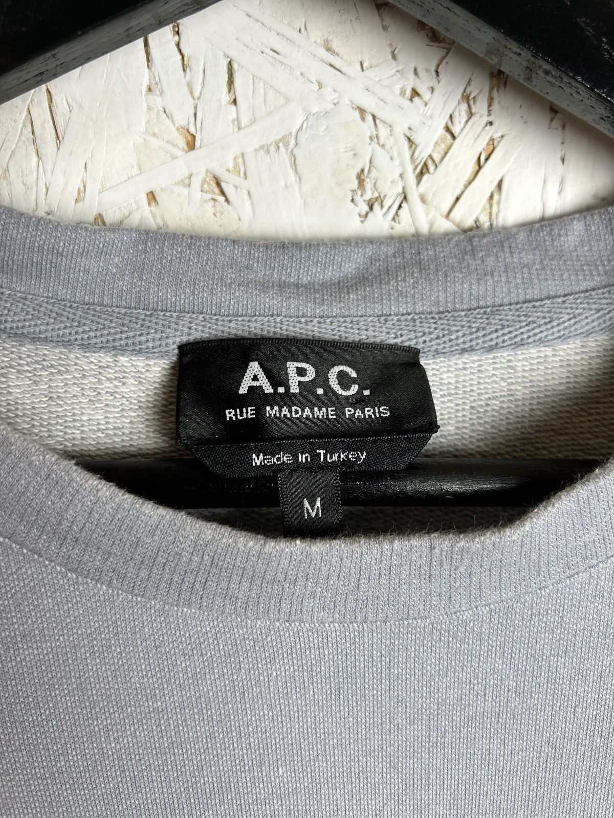 A.P.C. A.P.C Guitar Eagle Bird Sweatshirt Crewneck Blue Size M Size US M / EU 48-50 / 2 - 7 Thumbnail