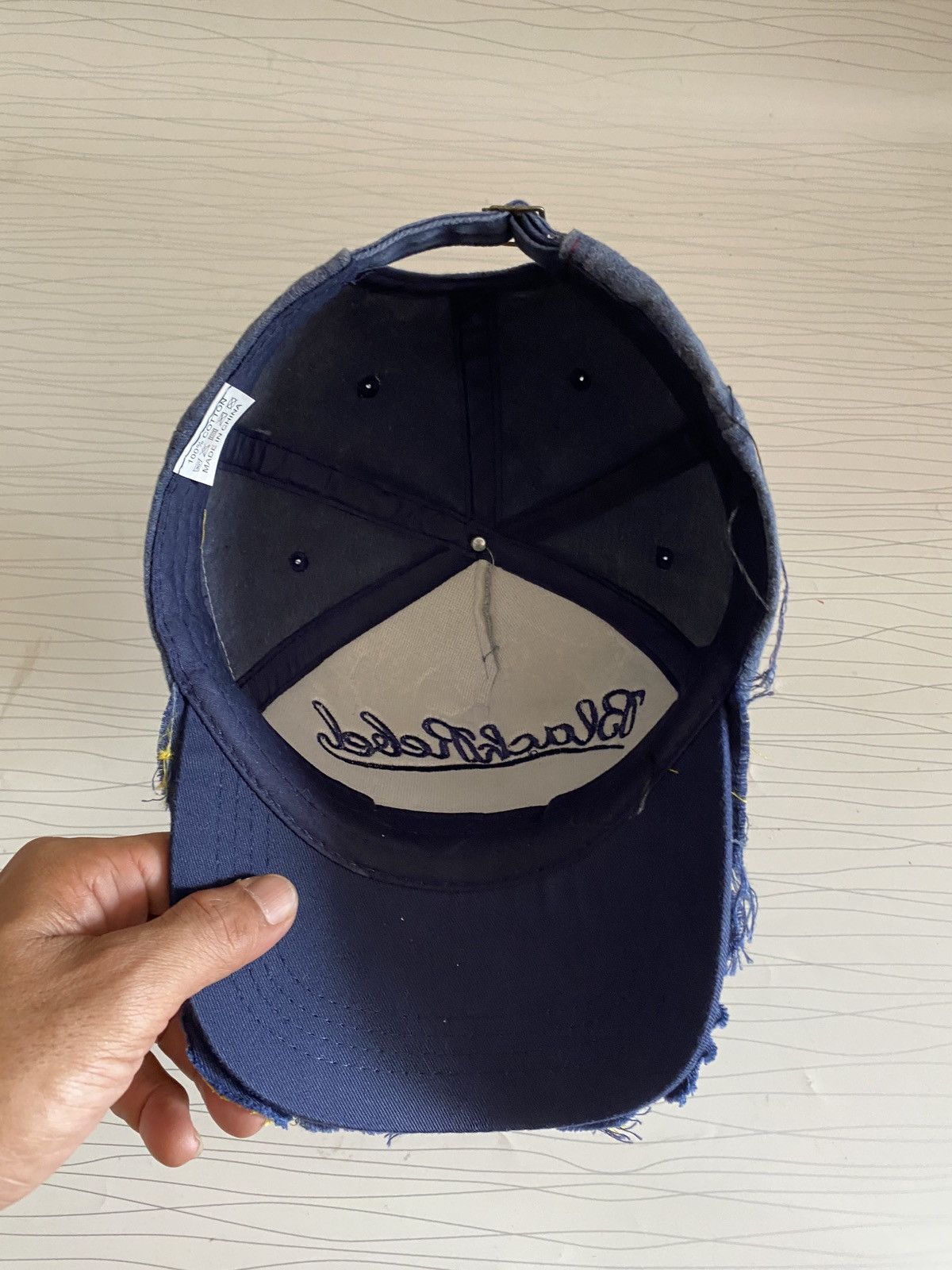 Other Black Rebel South State Indian Dakota Distressed TruckerHat Size ONE SIZE - 8 Thumbnail