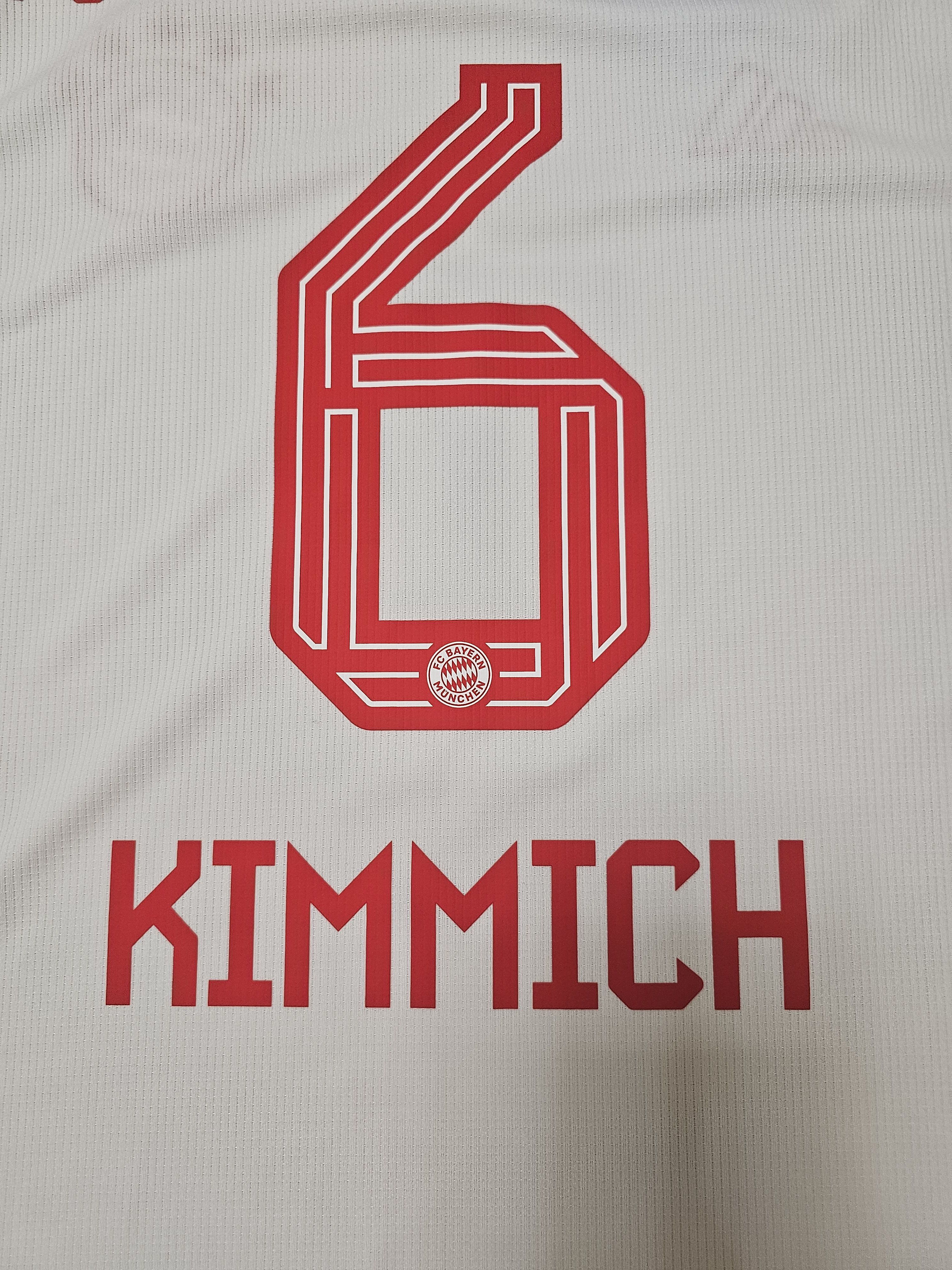 Adidas BAYERN MUNICH 2023 2024 HOME KIMMICH FOOTBALL SOCCER JERSEY Size US L / EU 52-54 / 3 - 6 Thumbnail