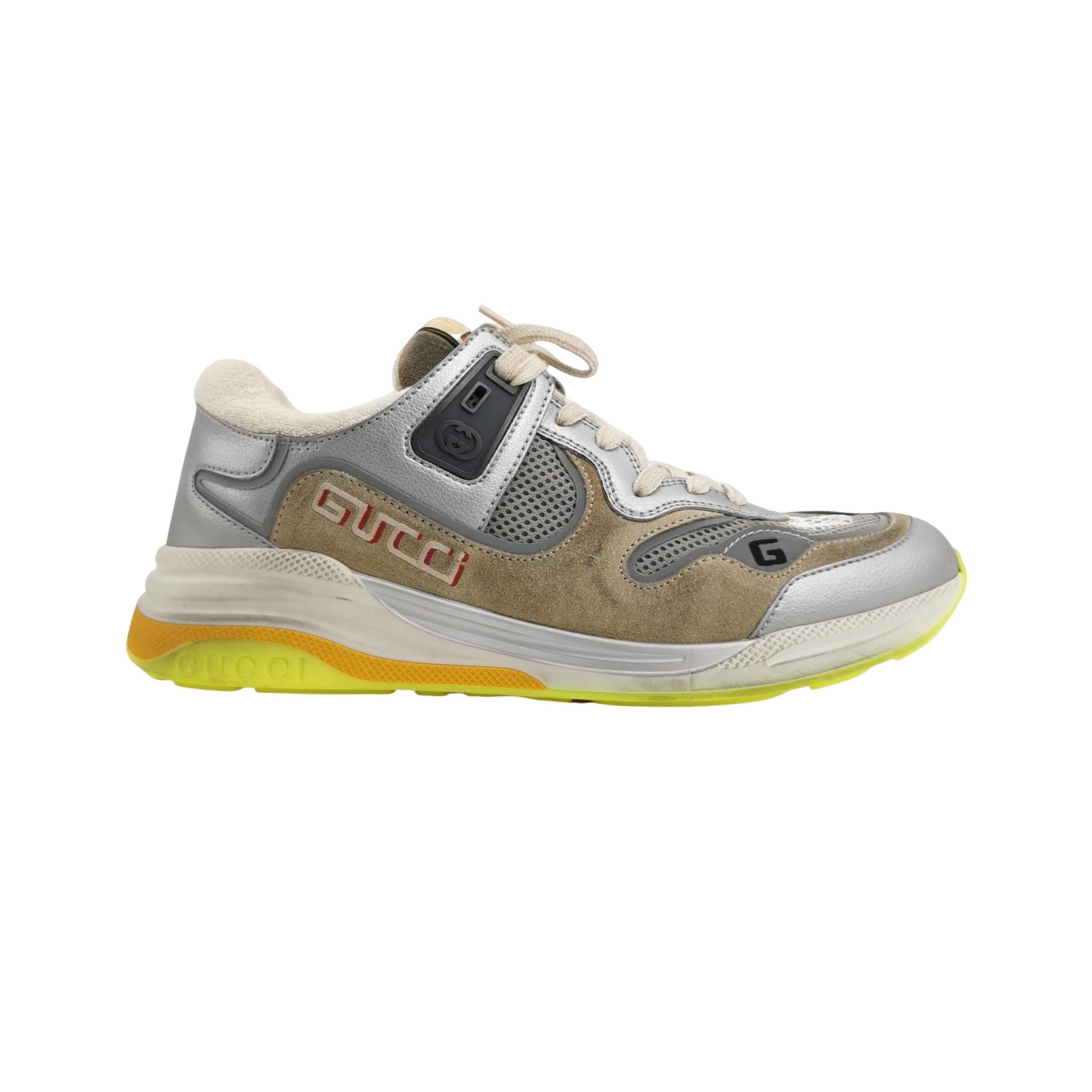 Gucci Gucci Ultrapace Mixed Media Sneakers Size 7.5 Size US 8 / EU 41 - 1 Thumbnail