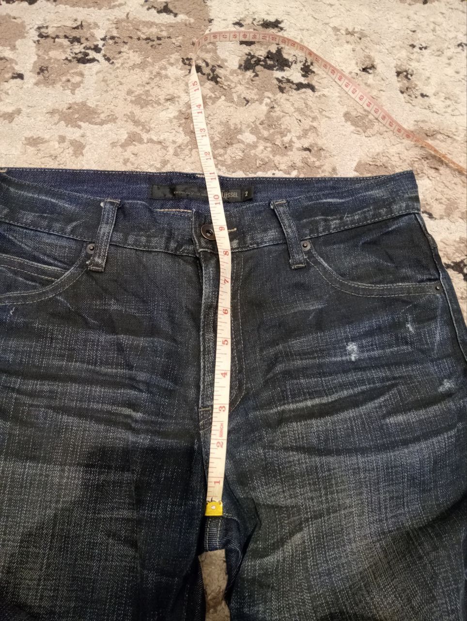 If Six Was Nine Vintage Schlussel Japan Distressed Look Jeans Size US 31 - 11 Thumbnail
