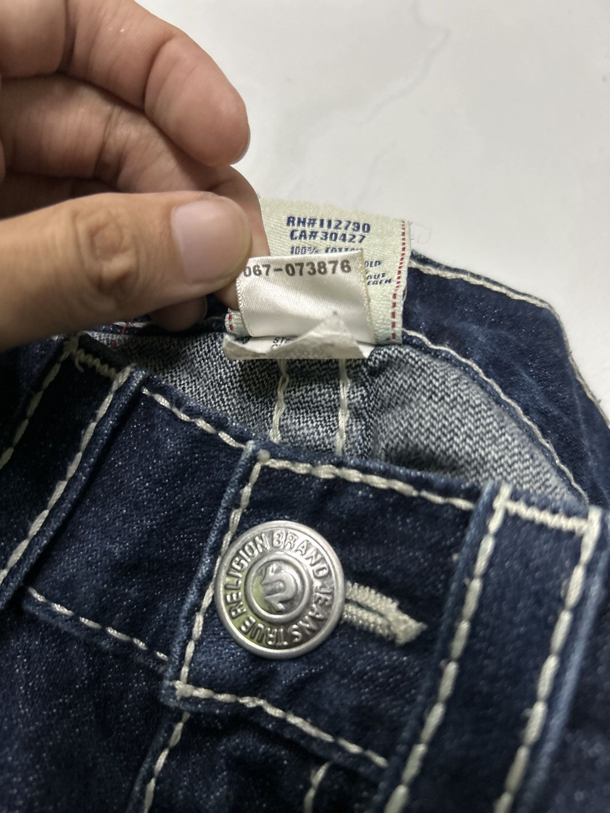 Japanese Brand × Kapital × True Religion Vtg TRUE RELIGION Flare denim Made In Usa Size US 30 / EU 46 - 9 Thumbnail