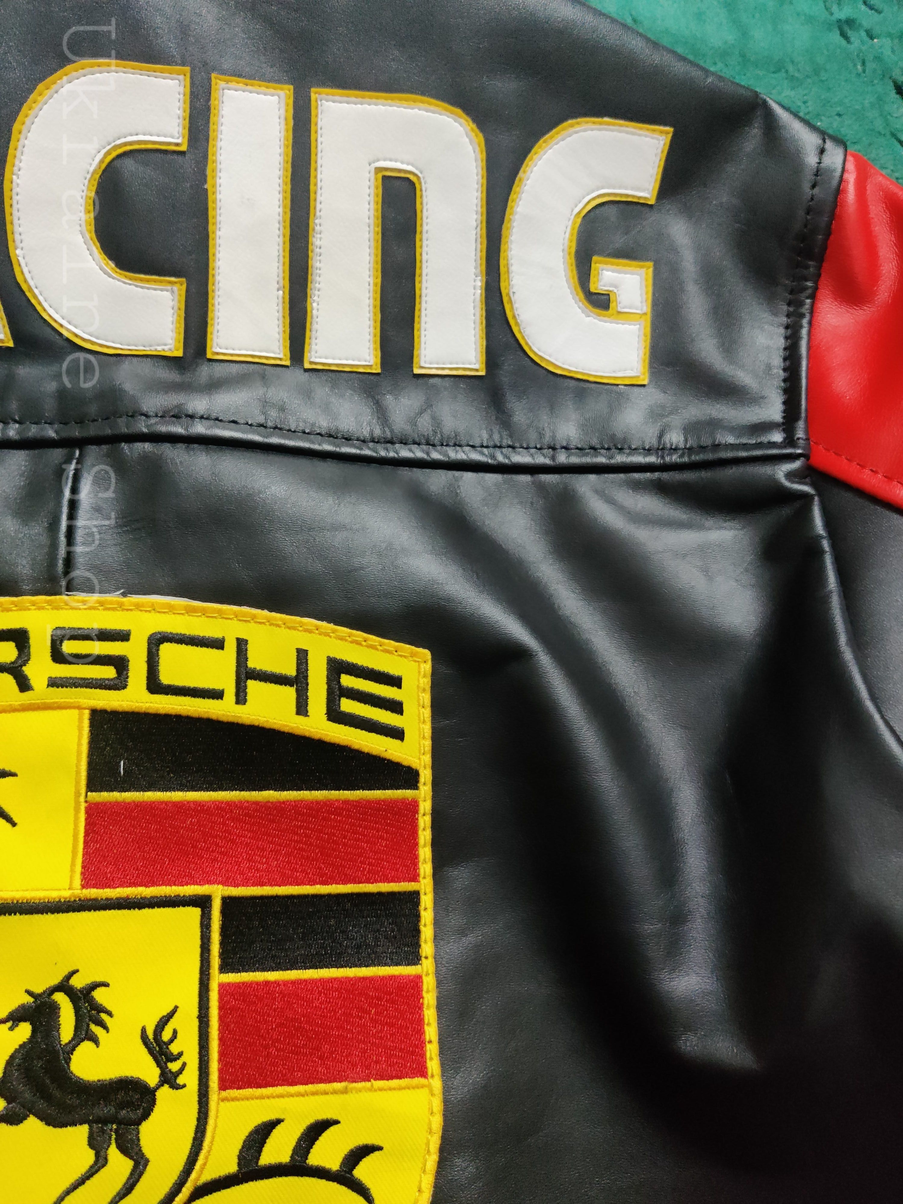 Other Porsche Rare Vintage Leather Jacket Size US M / EU 48-50 / 2 - 12 Thumbnail