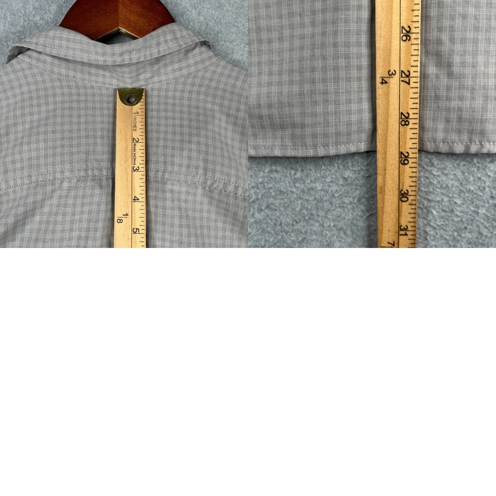 Orvis Orvis Shirt Short Sleeve Button-Up 2XL Gray Check Pockets Lightweight Casual Men's Size US XXL / EU 58 / 5 - 8 Thumbnail
