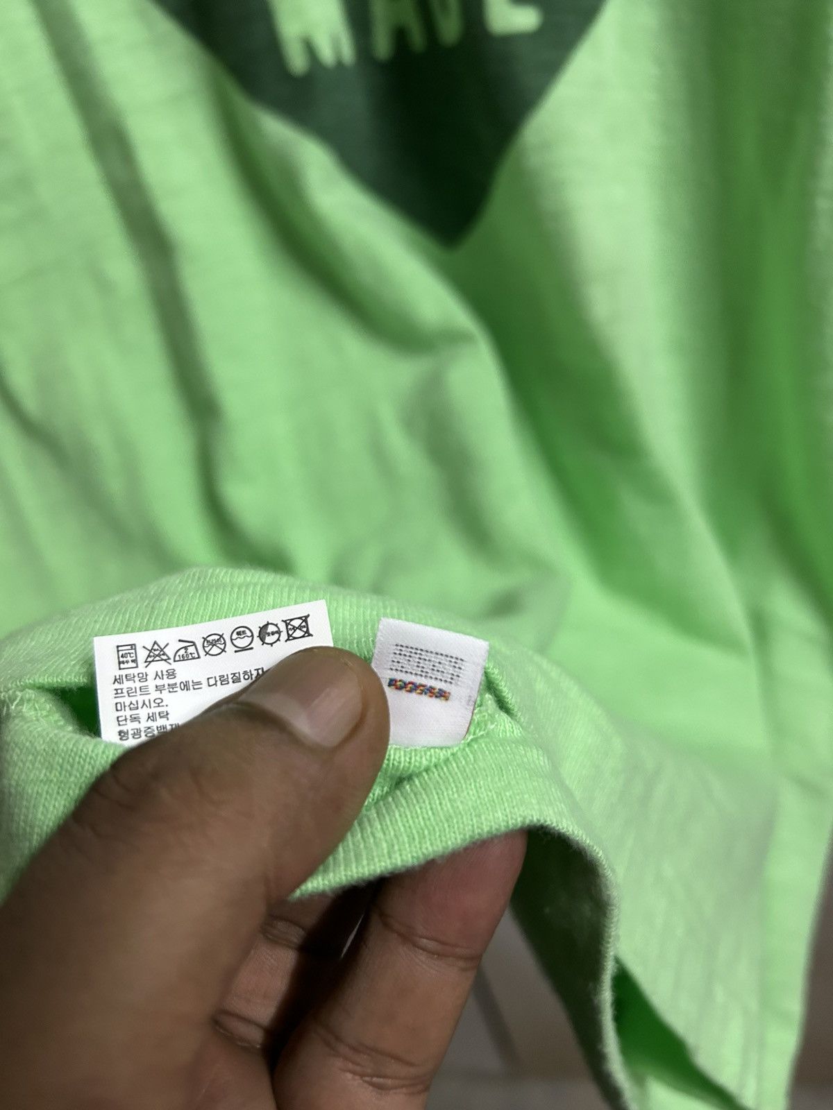 Human Made Archival Heart Logo Mint Green Slub Tee Size US XL / EU 56 / 4 - 6 Thumbnail