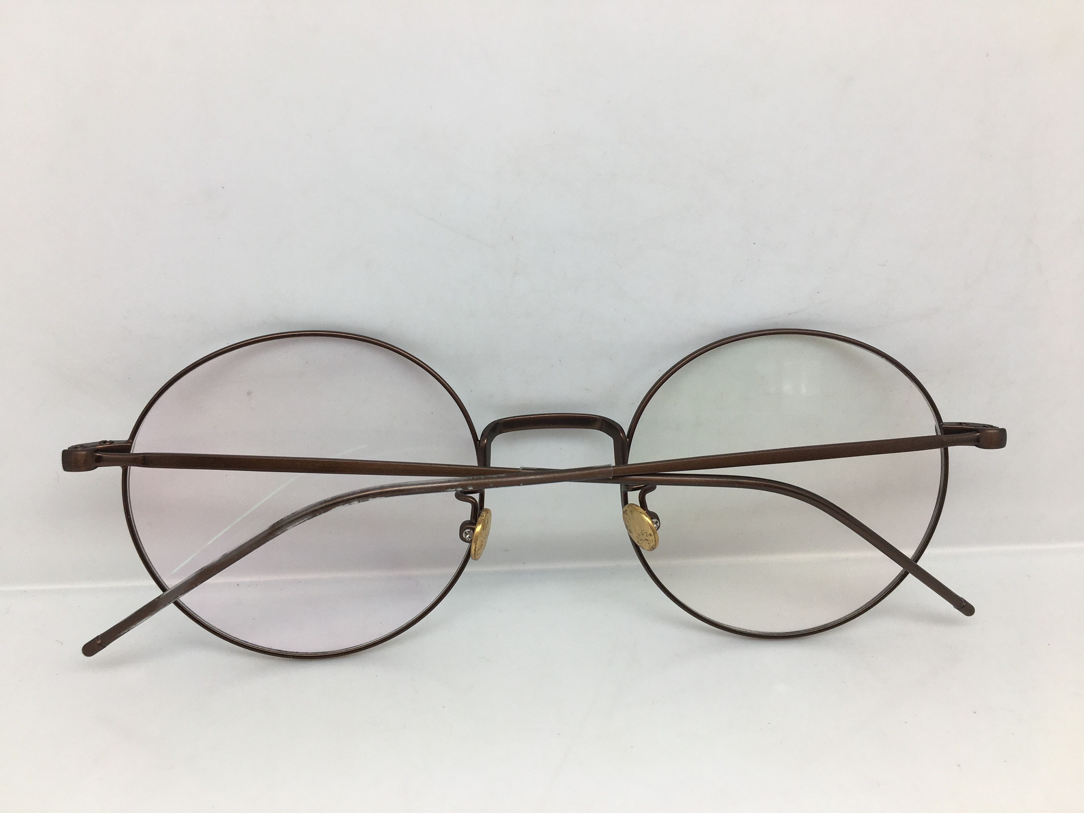 Other Brown Round Eyeglasses Frame GATSBY ARISTOCRAT Size ONE SIZE - 7 Thumbnail