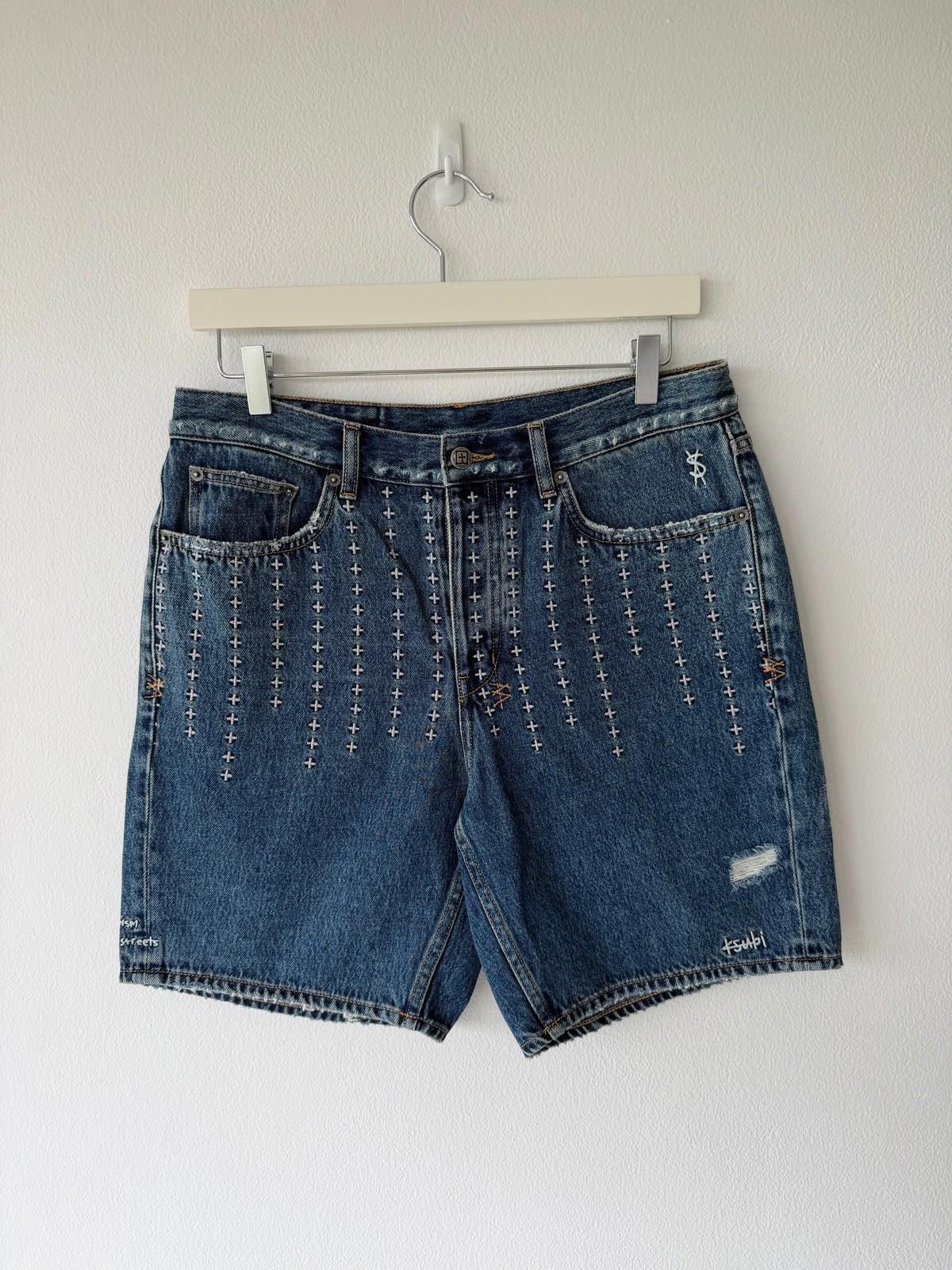 Ksubi new Ksubi mens denim shorts anti k short ekstatik blue 32 Size US 32 / EU 48 - 1 Thumbnail