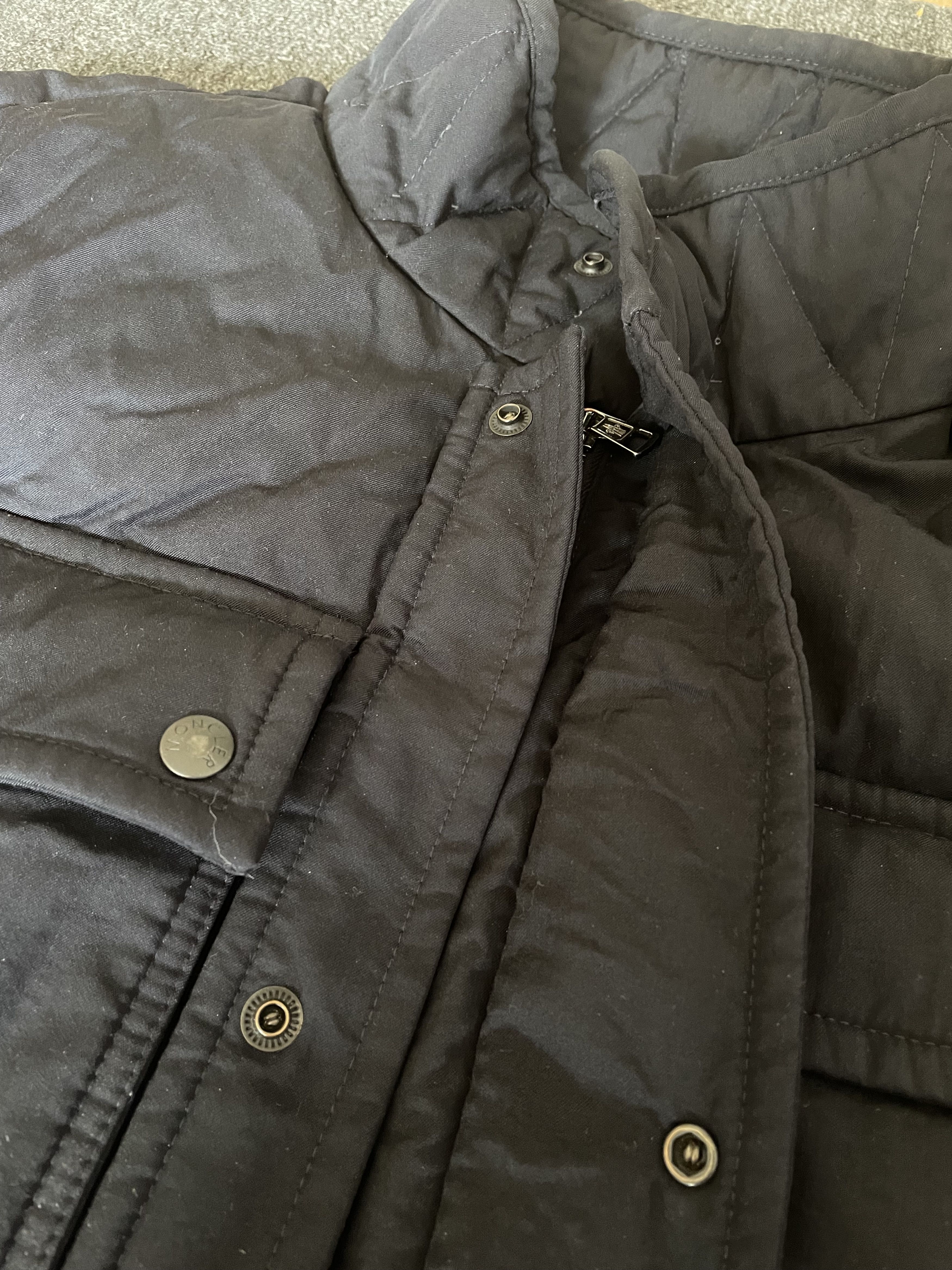 Moncler Moncler dark down jacket size 5/XXL Size US XXL / EU 58 / 5 - 6 Thumbnail