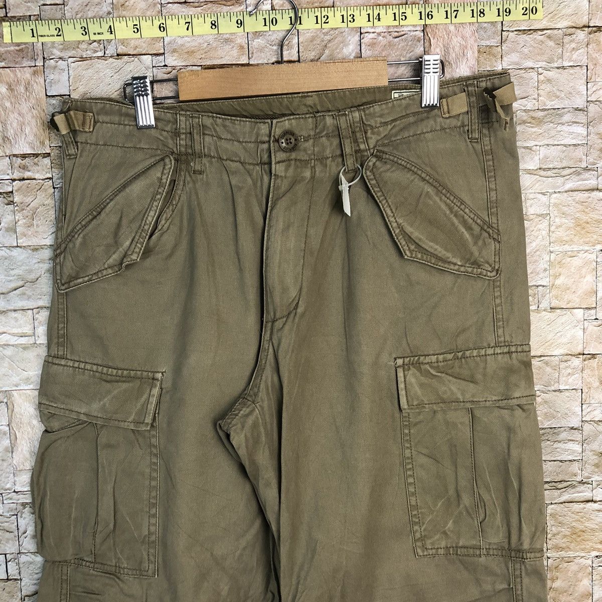 Surplus Research Surplus Brown utility tactical Cargo Multipocket Pants #A322 Size US 32 / EU 48 - 5 Thumbnail