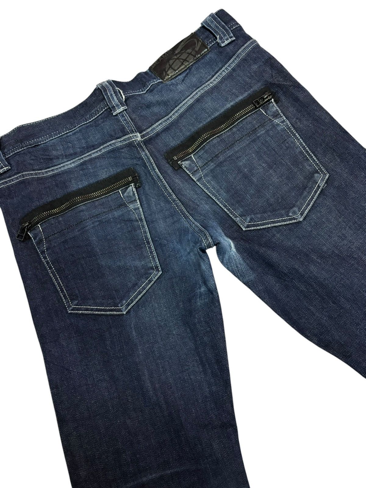 Beams Japan × Japanese Brand × Vintage Vintage Beams Heart Japan Faded Indigo Stretch Jeans Size US 31 - 4 Thumbnail