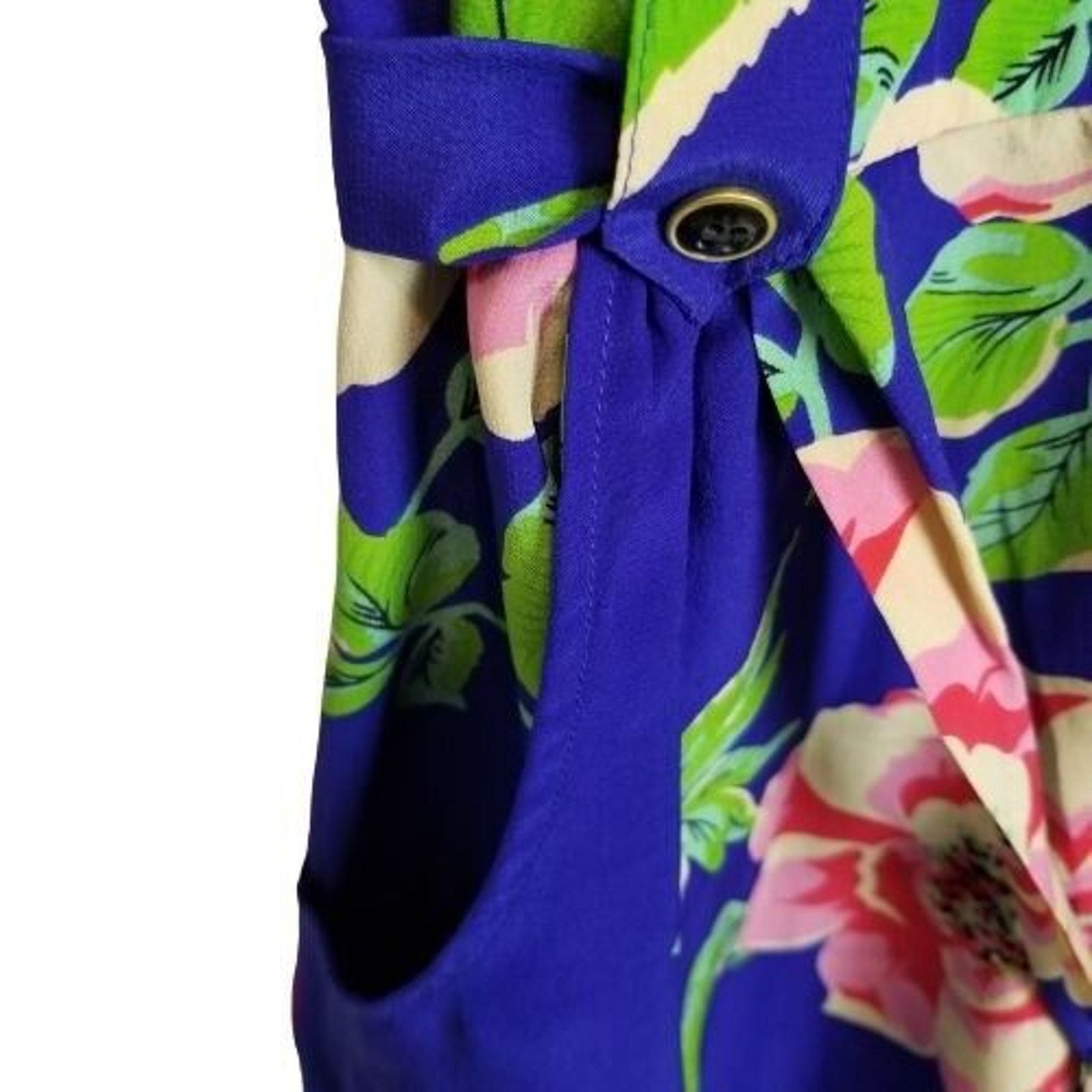 Kim Jones Yumi Kim Liz Silk Romper Floral Designer Tropical Resort XS Size XS / US 0-2 / IT 36-38 - 9 Thumbnail