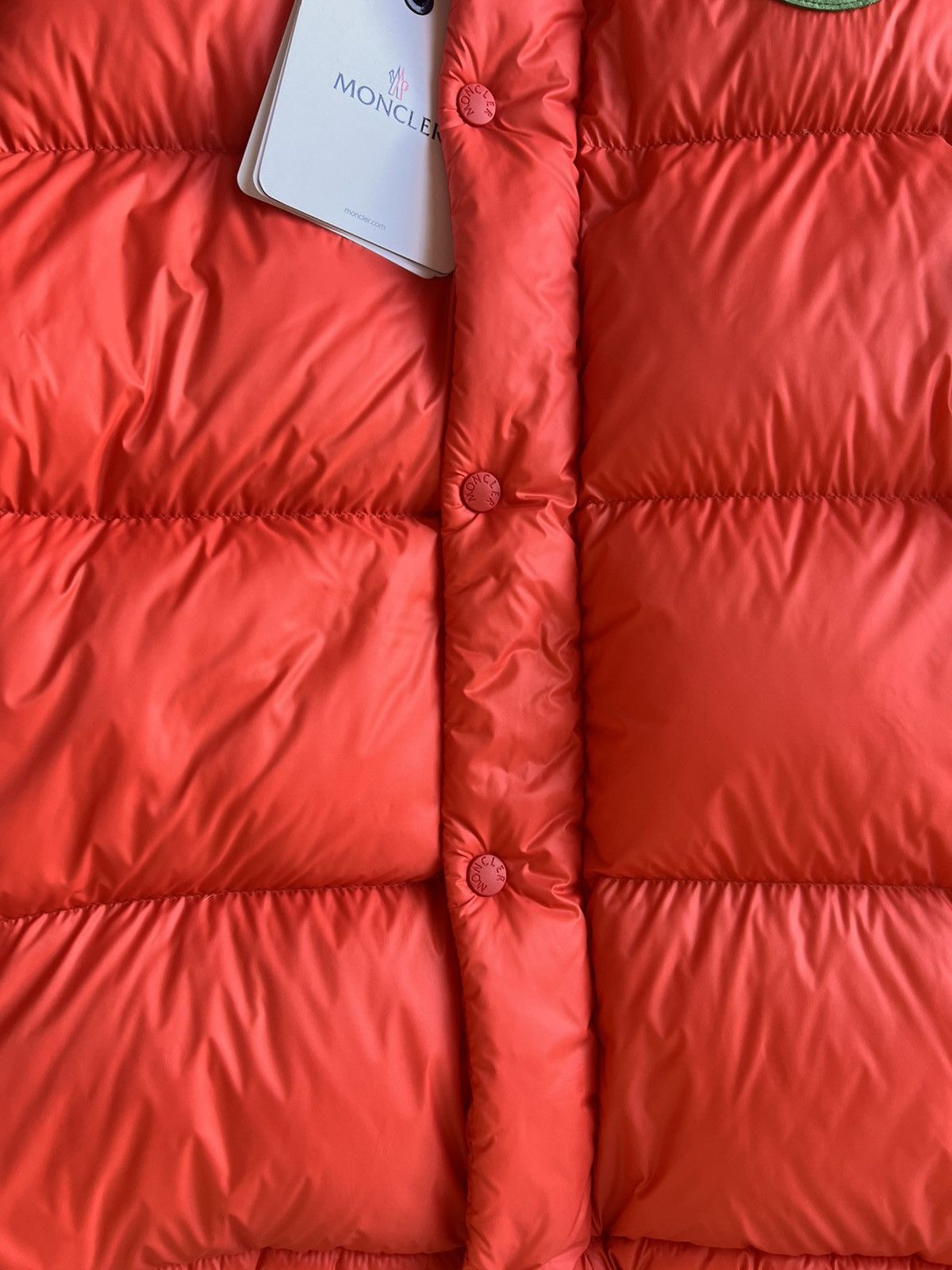 Moncler L Moncler Cyclone Short Down Jacket goose orange vest 2 jn 1 Size US L / EU 52-54 / 3 - 13 Thumbnail