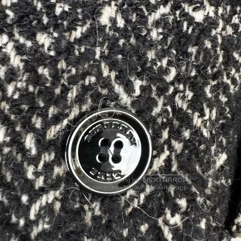 Burberry Burberry Women’s Gray Wool Coat. Size S / US 4 / IT 40 - 2 Thumbnail