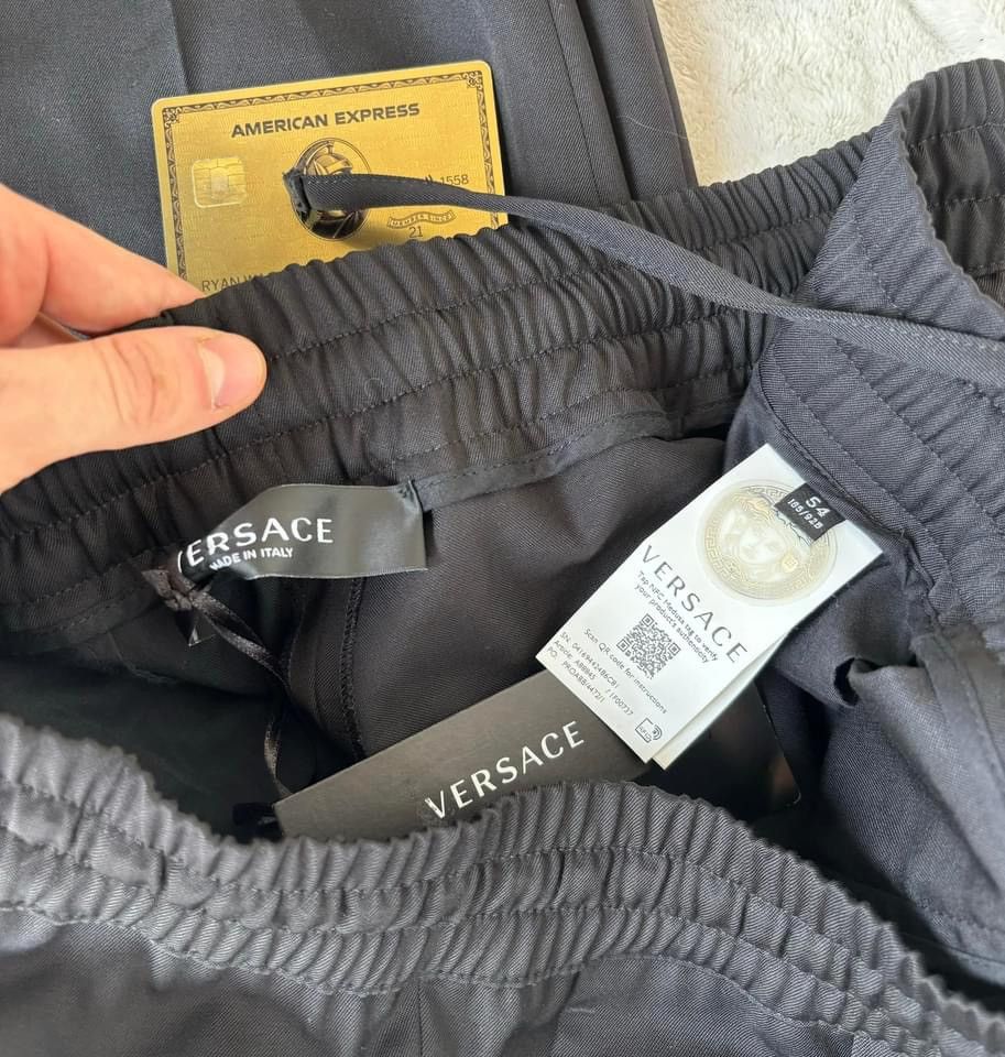 Versace Versace Black ‘Gianni Versace’ Trousers Size US 40 / EU 56 - 3 Thumbnail