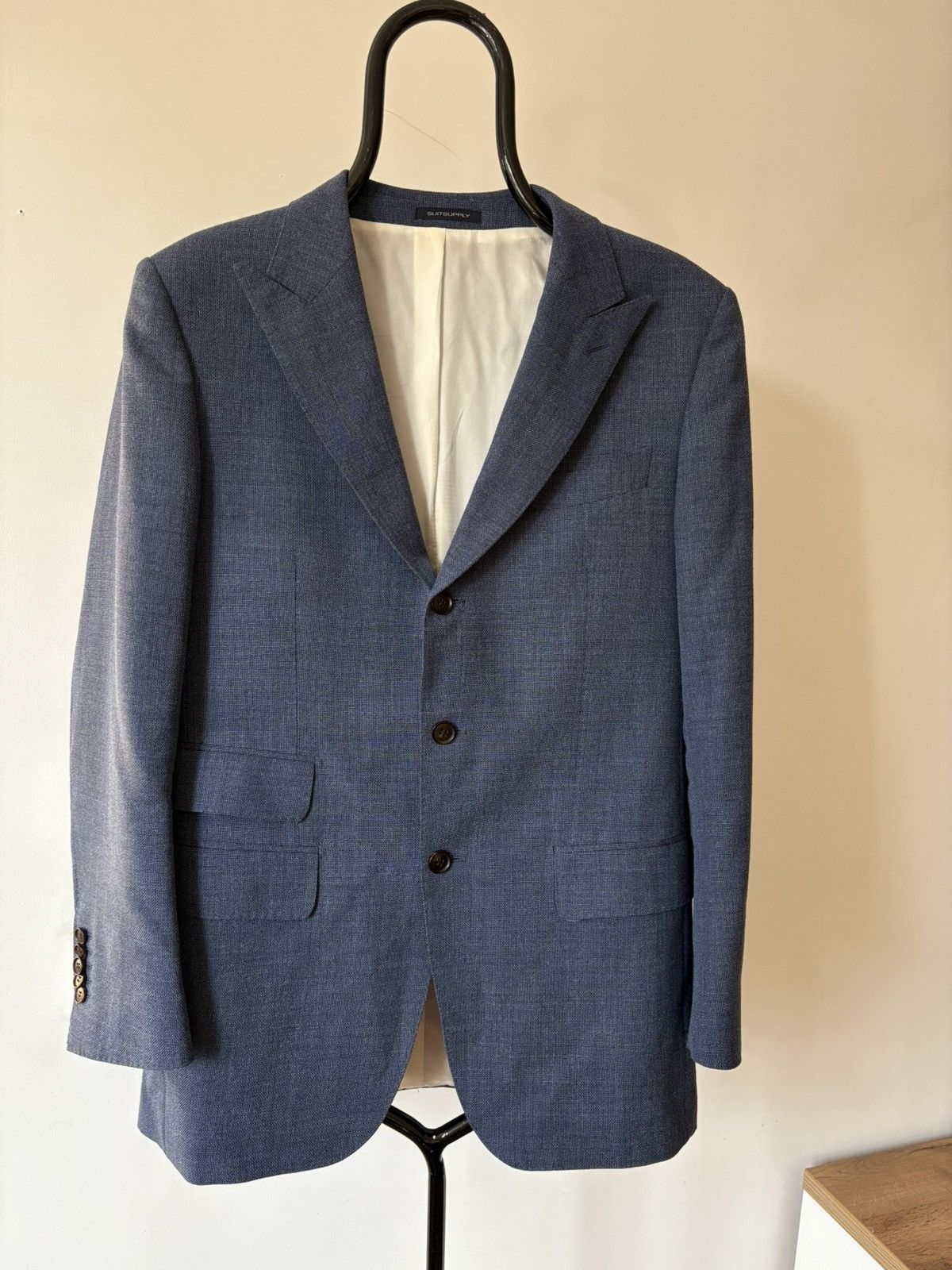 Designer × Suitsupply SuitSupply Washington Suit – Carlo Barbera Fabric | Size 50 Size 50L - 3 Thumbnail
