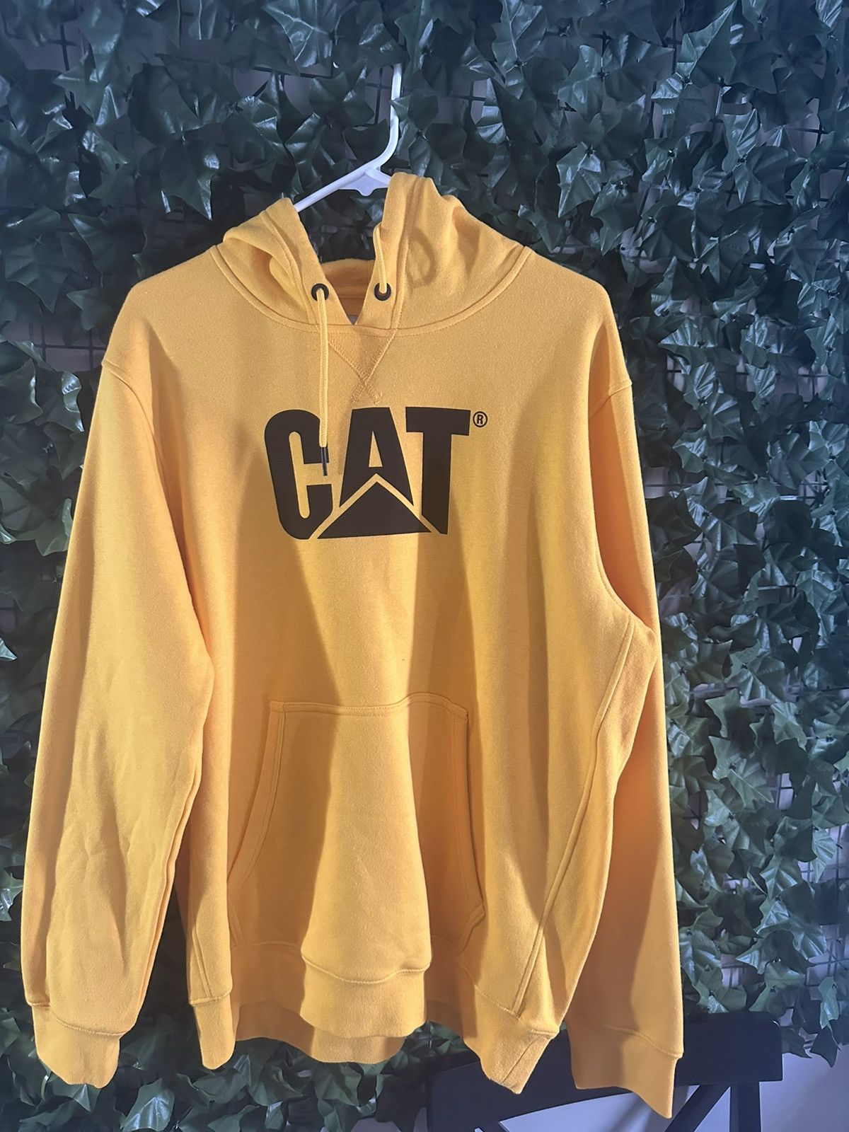 Caterpillar CAT Vintage Hoodie Size US XL / EU 56 / 4 - 1 Thumbnail