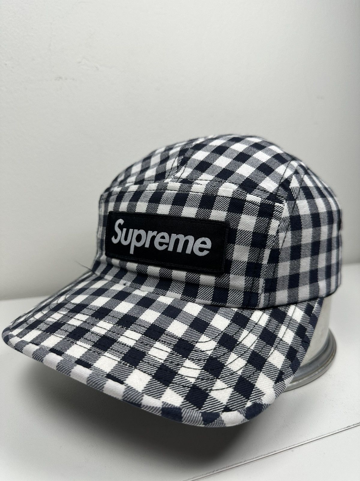 Supreme Supreme Gingham Camp Cap Hat Size ONE SIZE - 4 Thumbnail